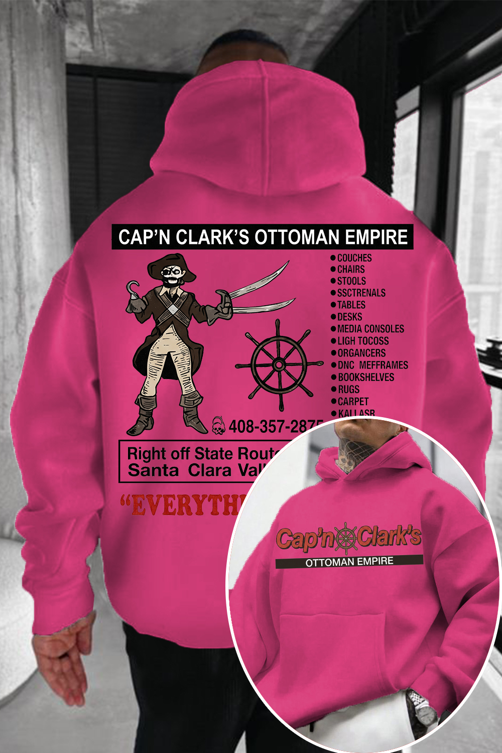Retro Cap'n Clark’s Ottoman Empire Hoodie