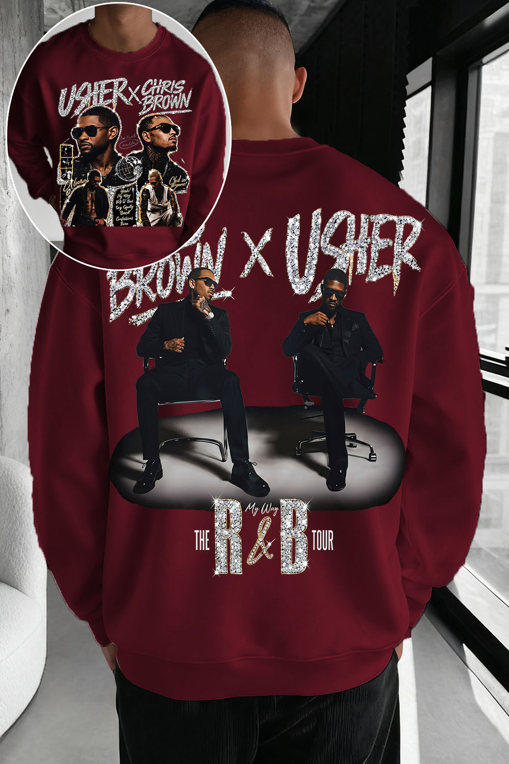 Chrisbrown & Usher Men Sweatshirt