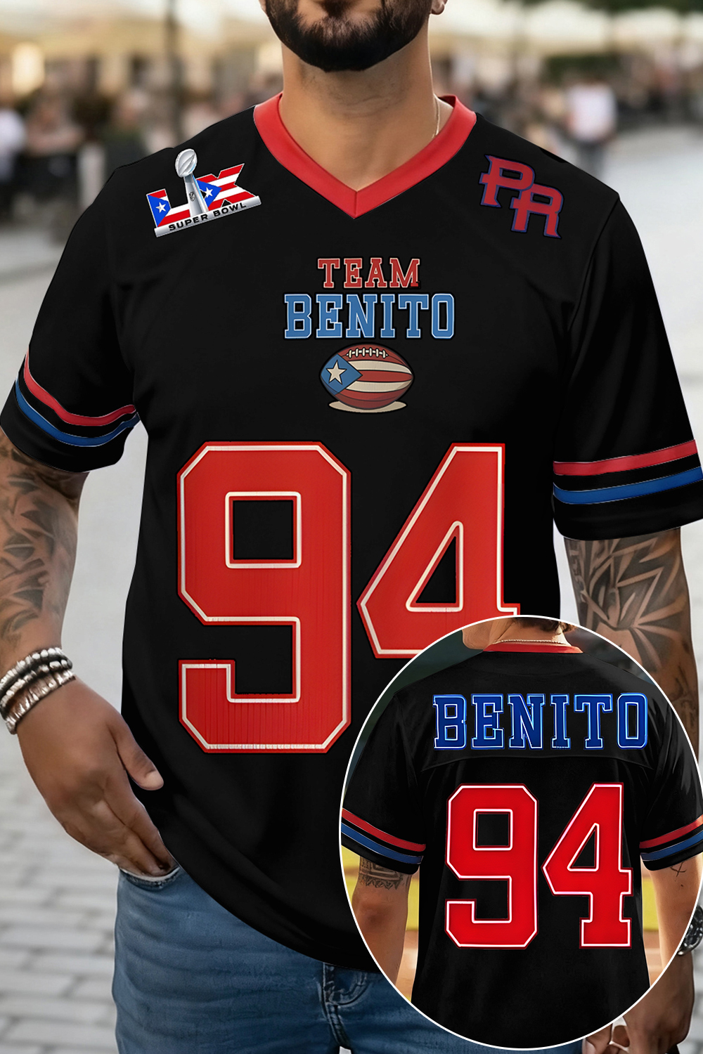 Cool Bunny Jersey for Breezy Bowl 2026 🔥Team Benito Football Jersey