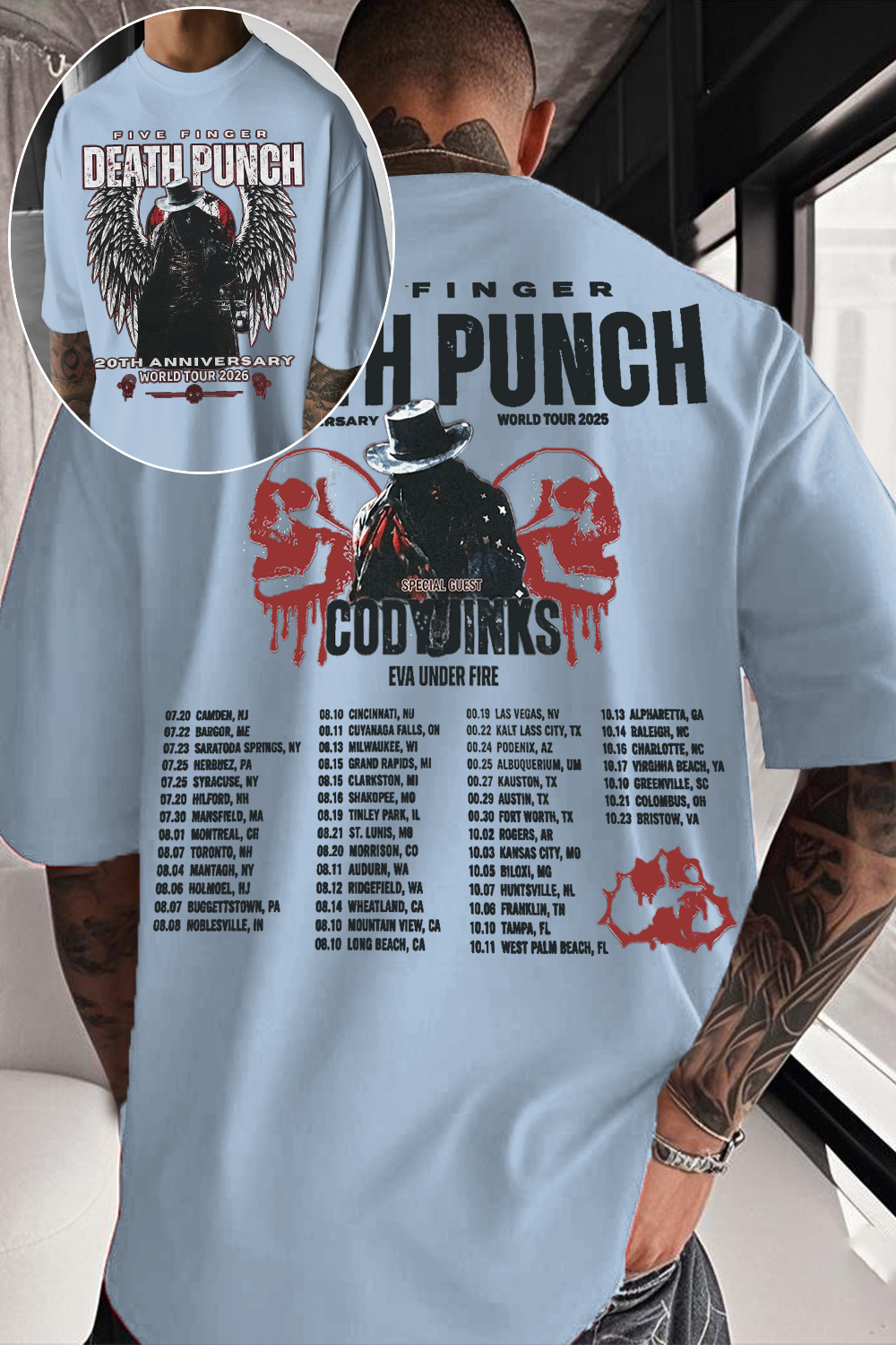 Five Finger Death Punch Tee
