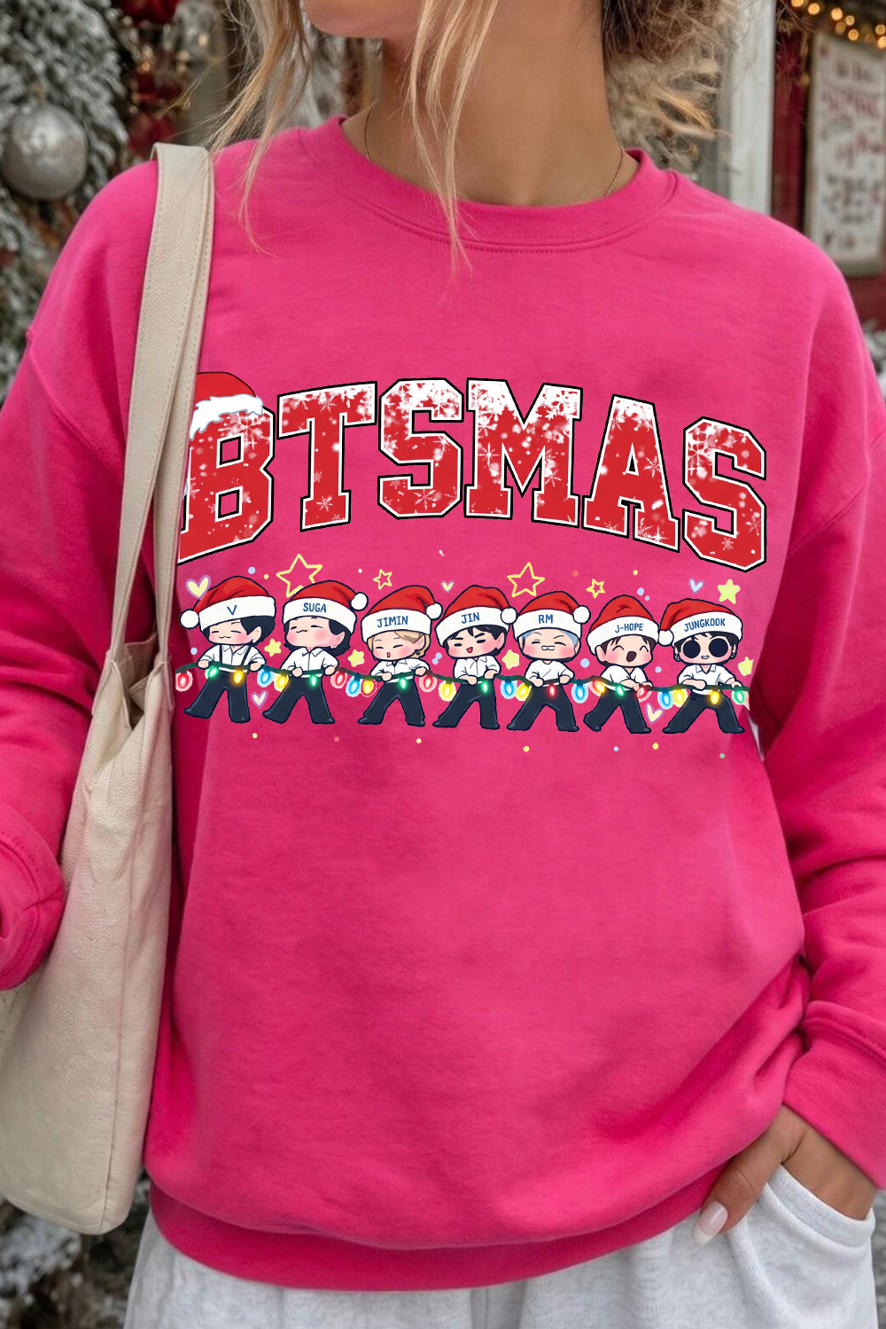 BTSMAS is OT7 🎄💜 Christmas sweatshirt