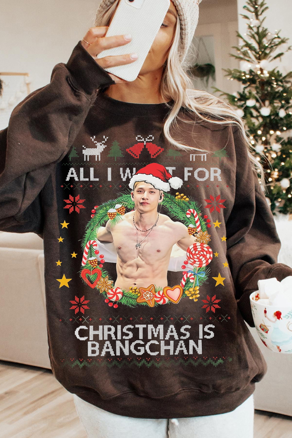 Bang Chan Christmas Sweatshirt