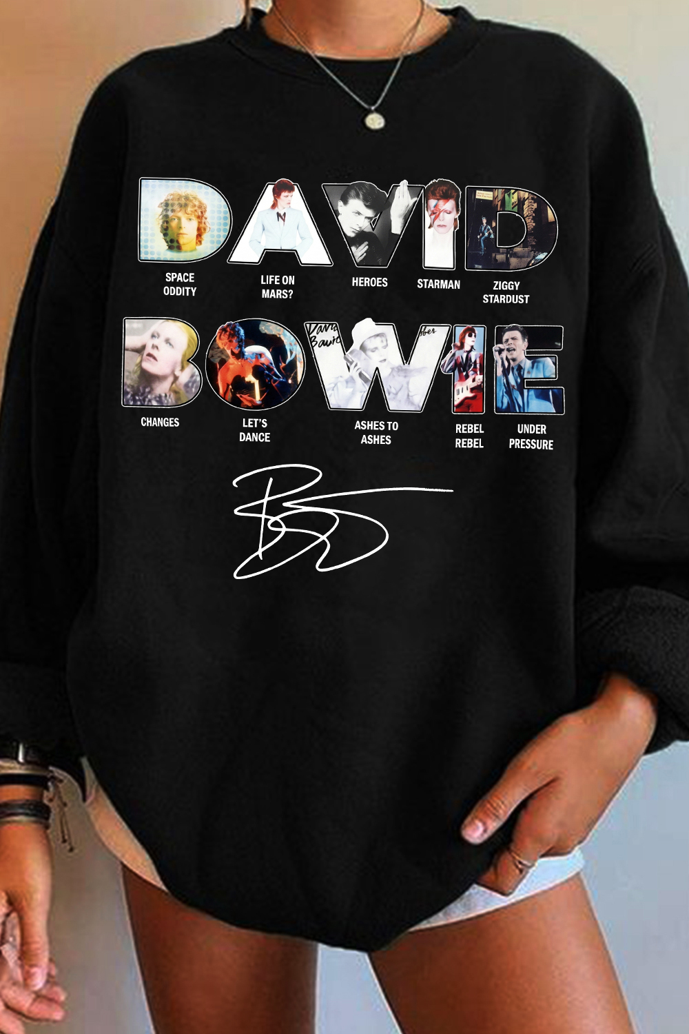 David Bowie Women's Sweatshirt