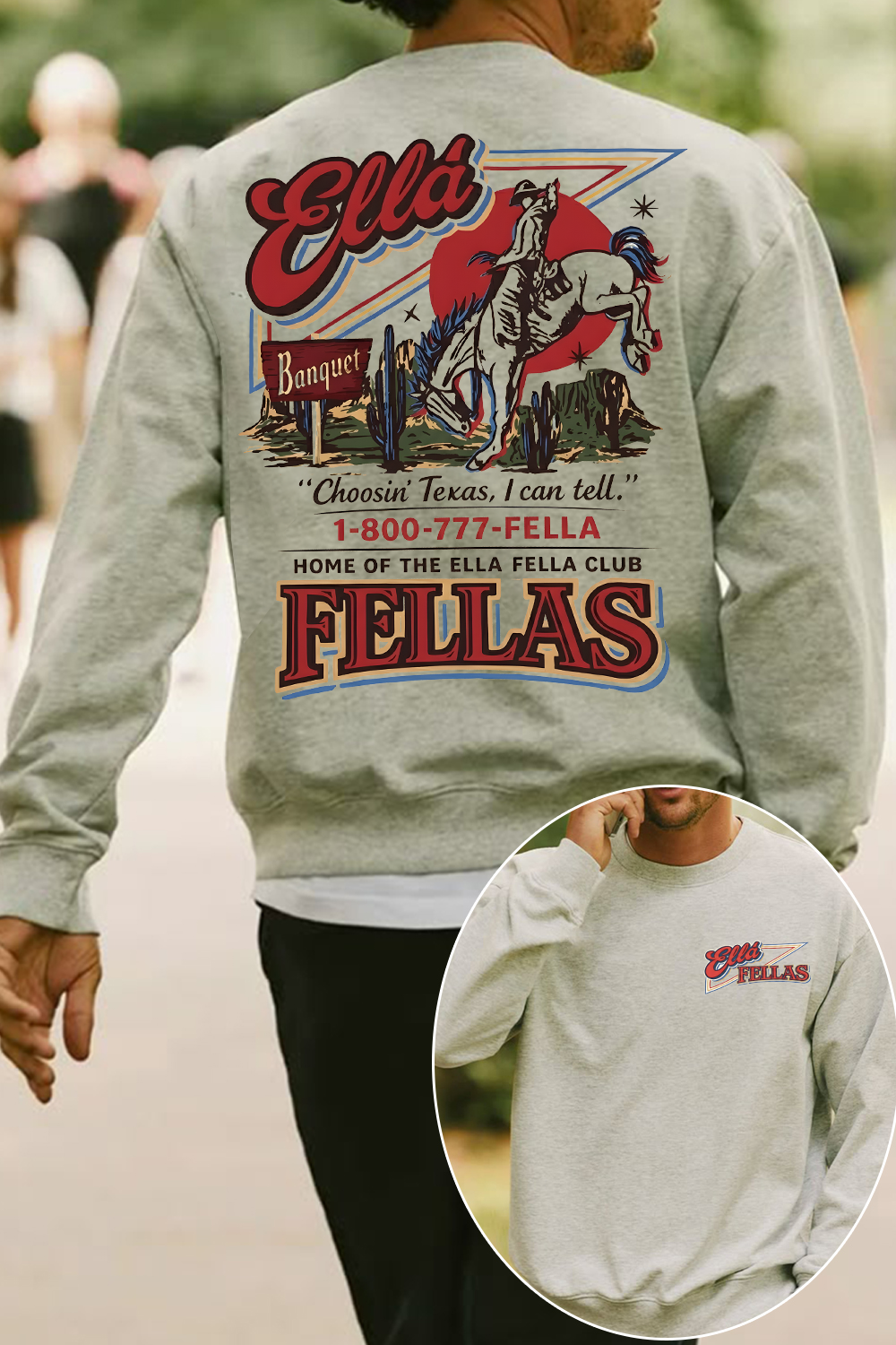 Ella Fella Club 2-Sided Sweatshirt