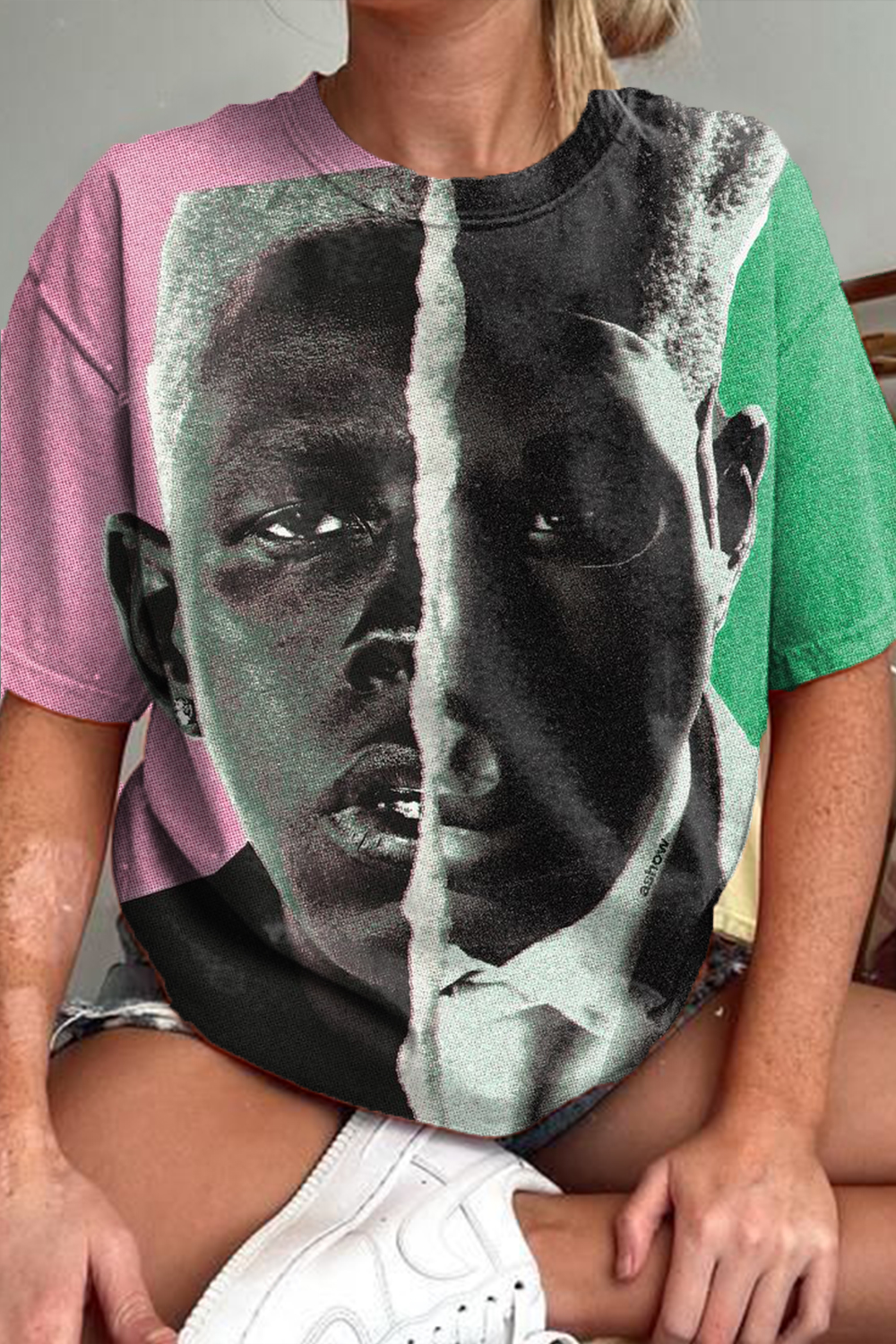 Tyler the Creator Chromakopia Color Block Casual Crew Neck T-Shirt