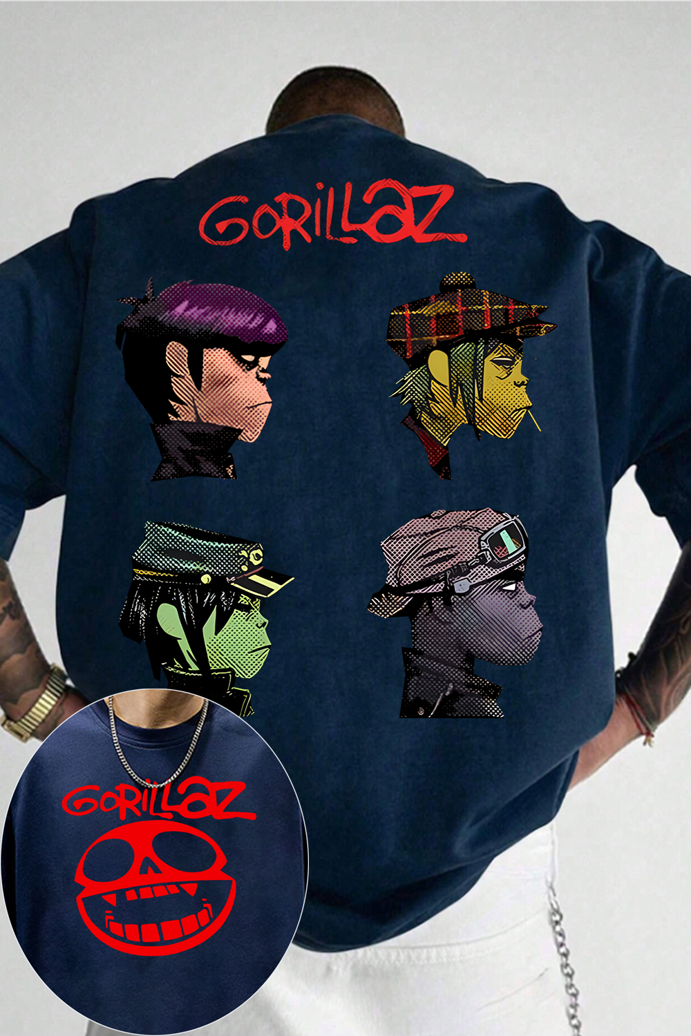 Gorillaz Printed T-Shirt