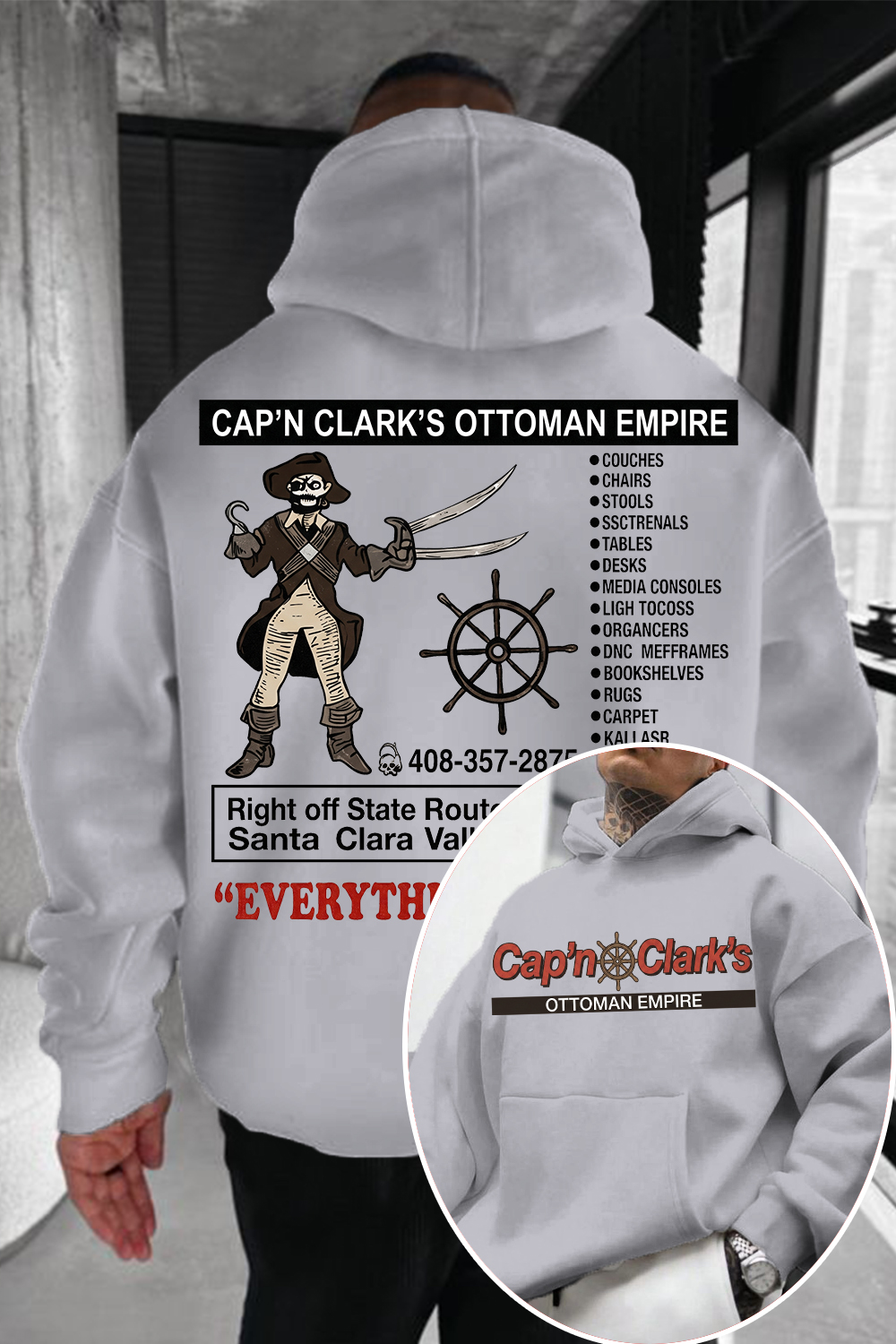 Retro Cap'n Clark’s Ottoman Empire Hoodie