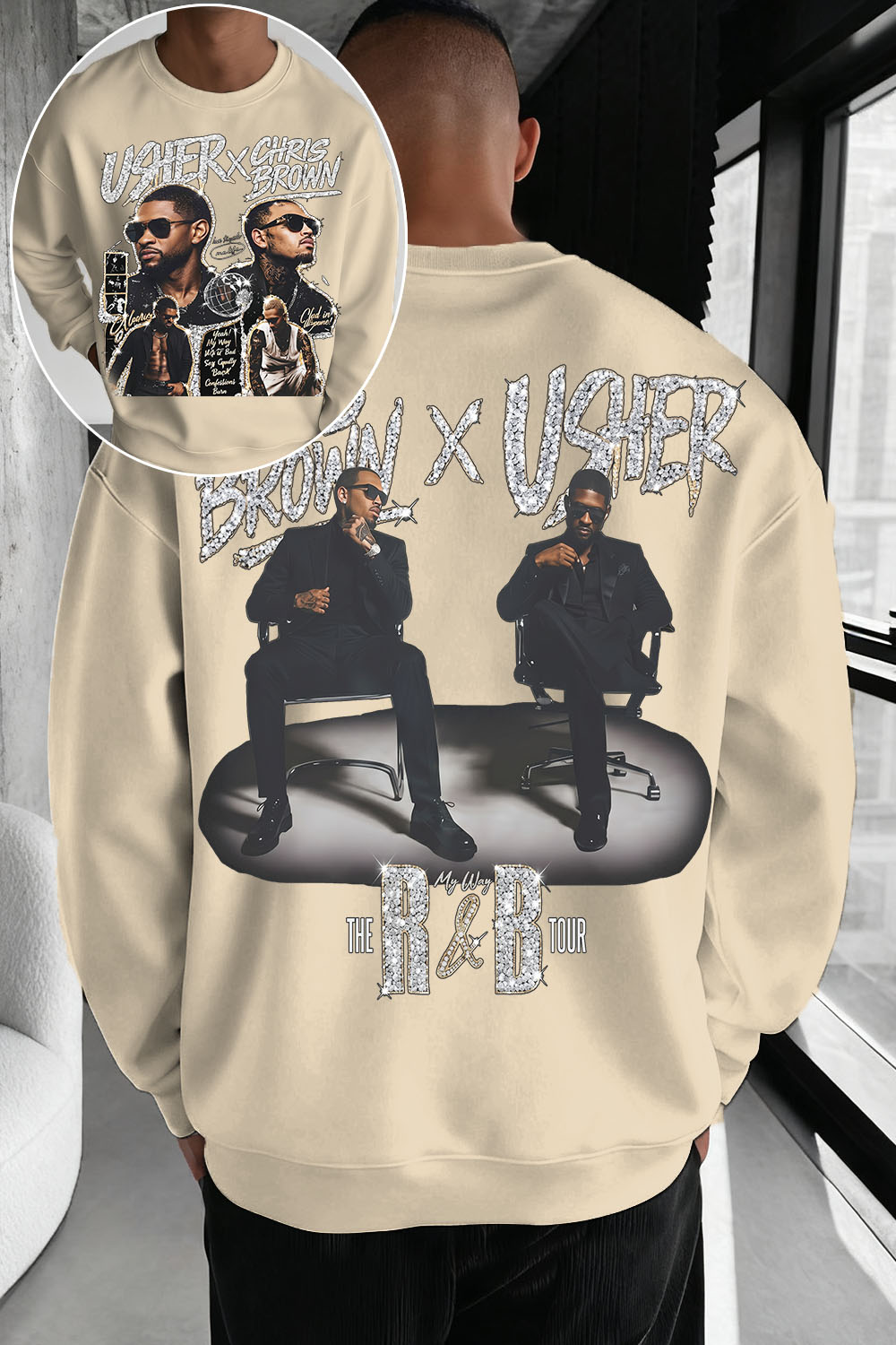Chrisbrown & Usher Men Sweatshirt