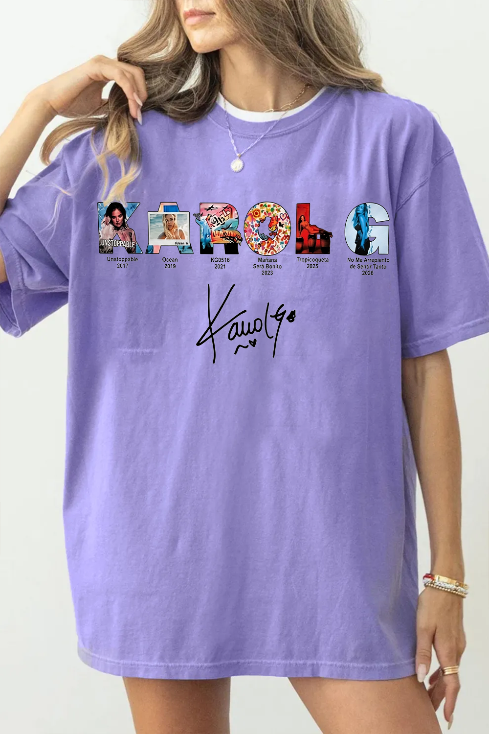 Karol G Album Cover Collage T-Shirt