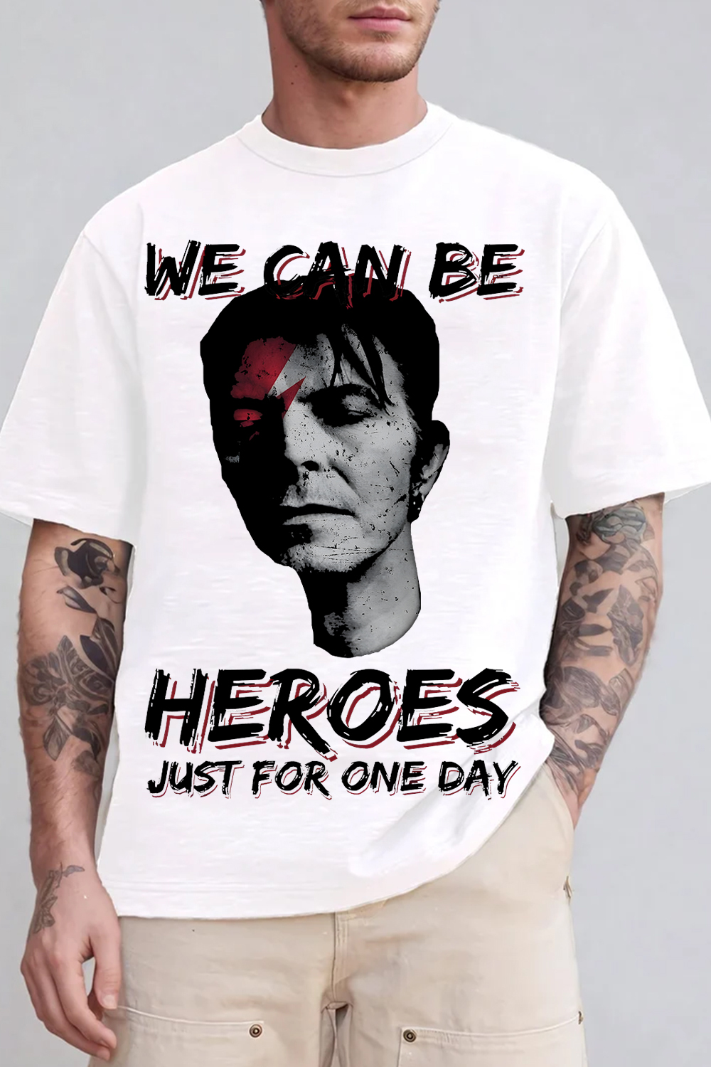 David Bowie We Can Be Heroes T-Shirt