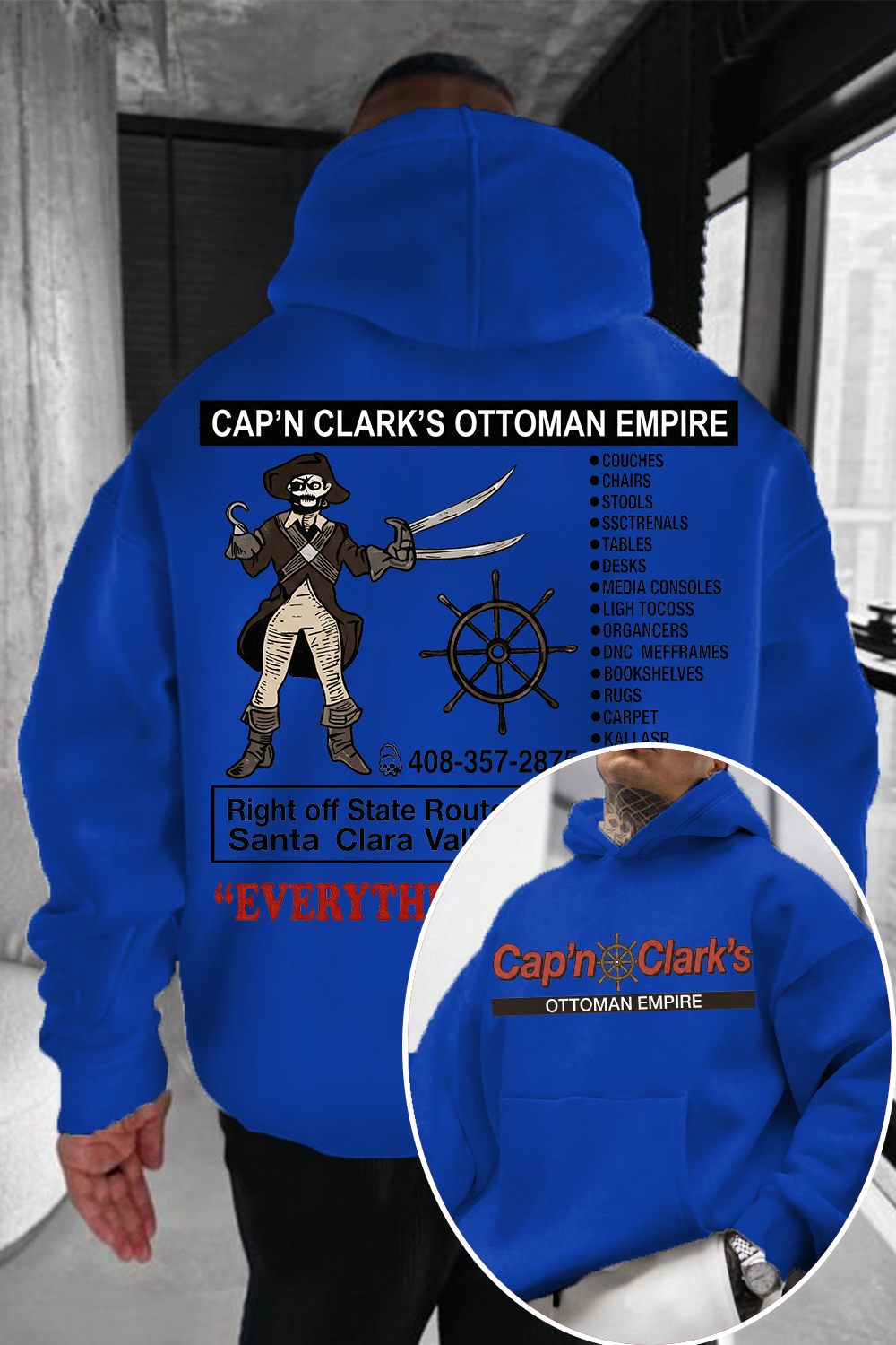 Retro Cap'n Clark’s Ottoman Empire Hoodie