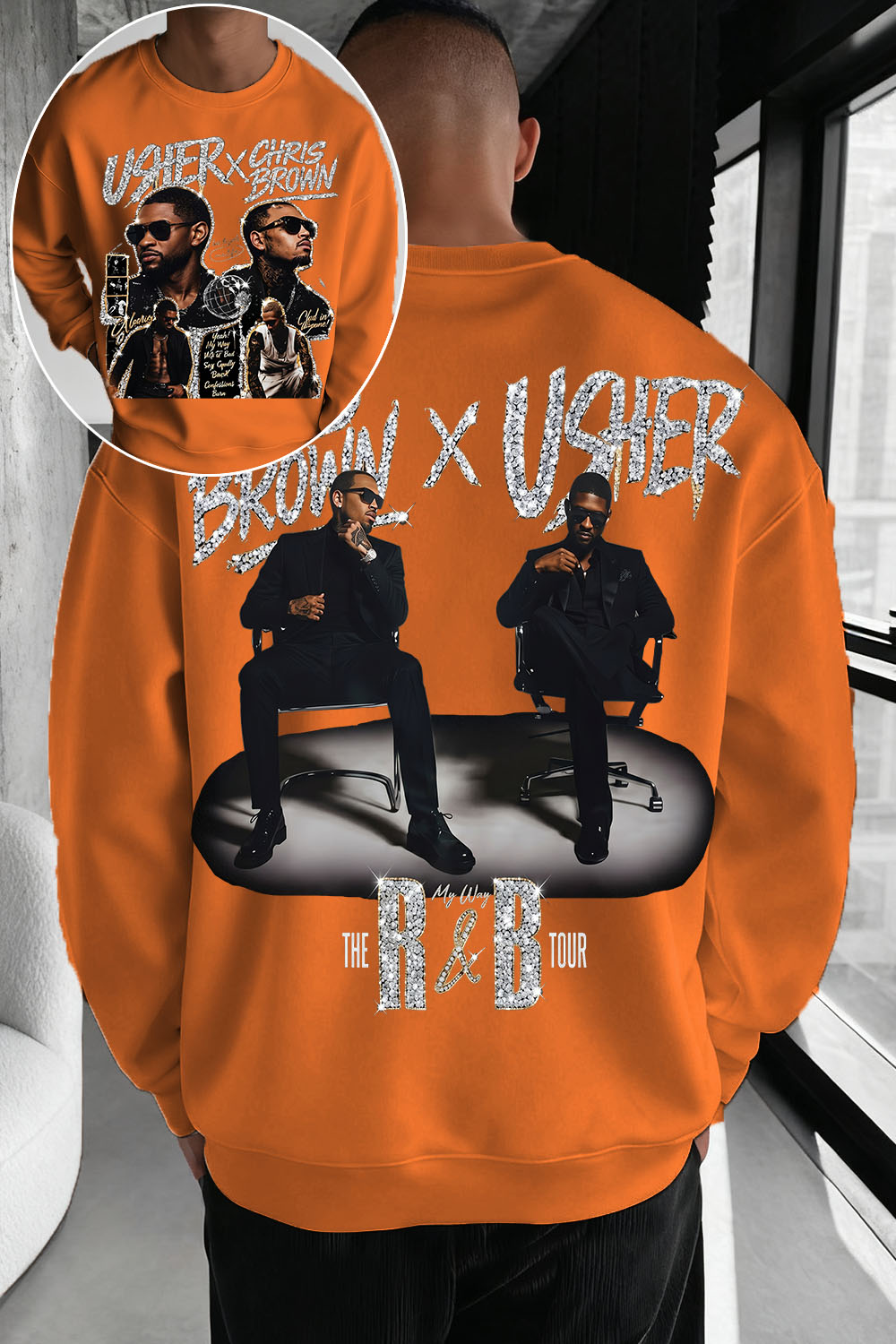 Chrisbrown & Usher Men Sweatshirt