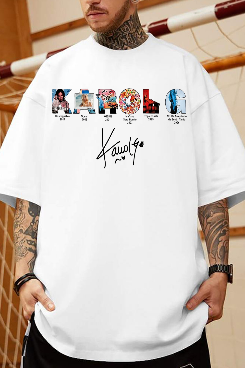 Karol G Album Cover Collage Men's T-Shirt