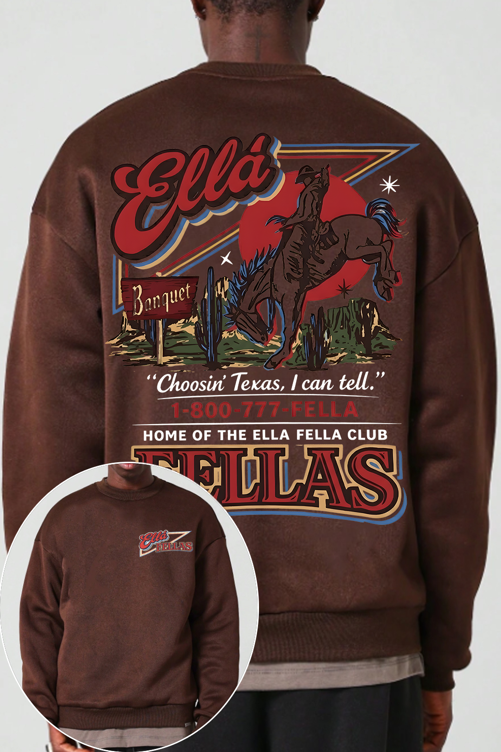 Ella Fella Club 2-Sided Sweatshirt