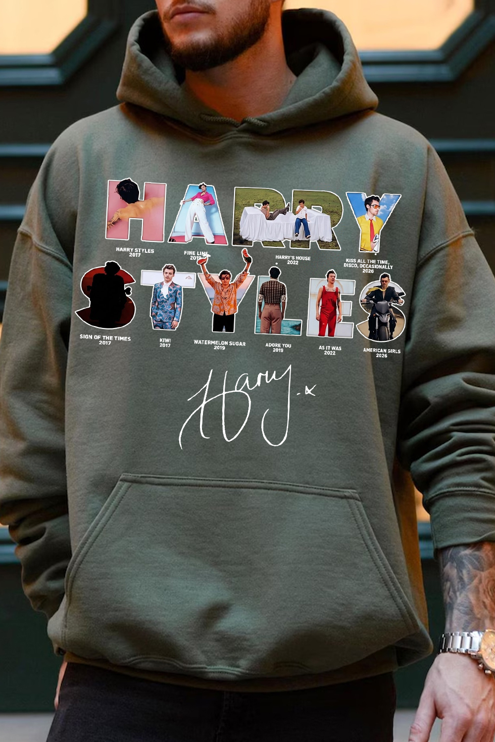 Harry Styles Fans Men's Hoodie