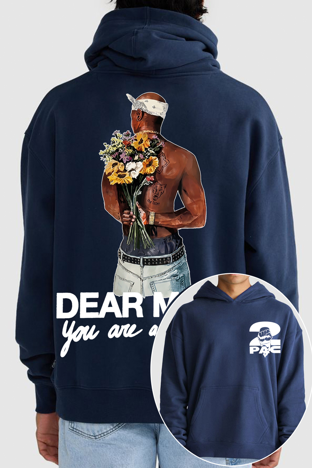 2pac Two-Sided Hoodie