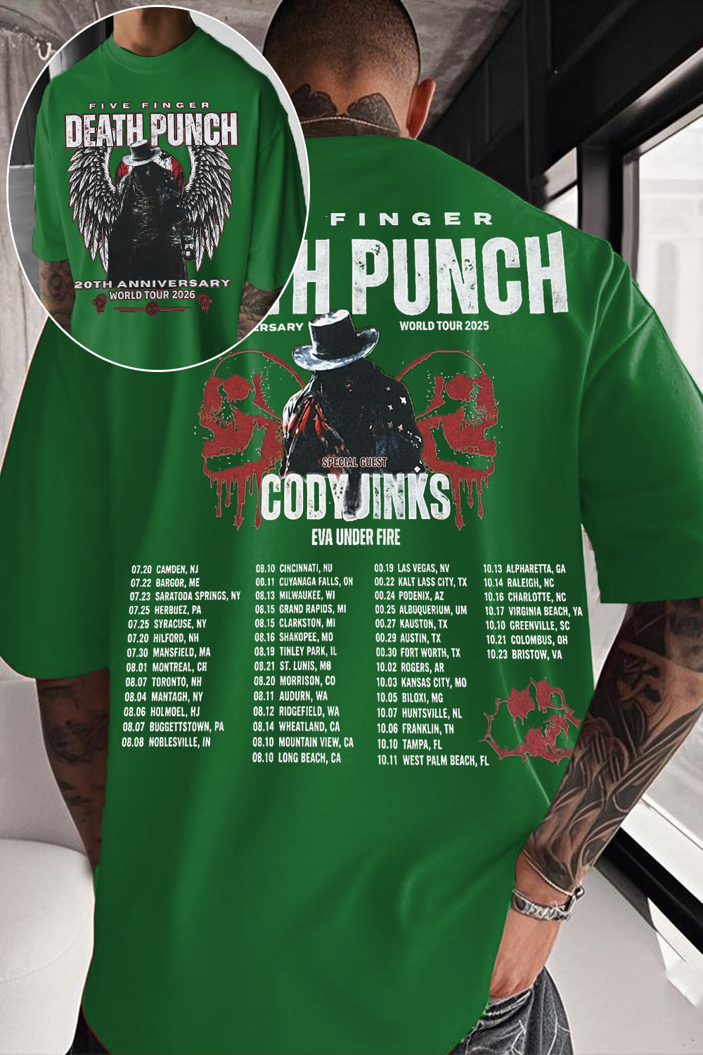 Five Finger Death Punch Tee