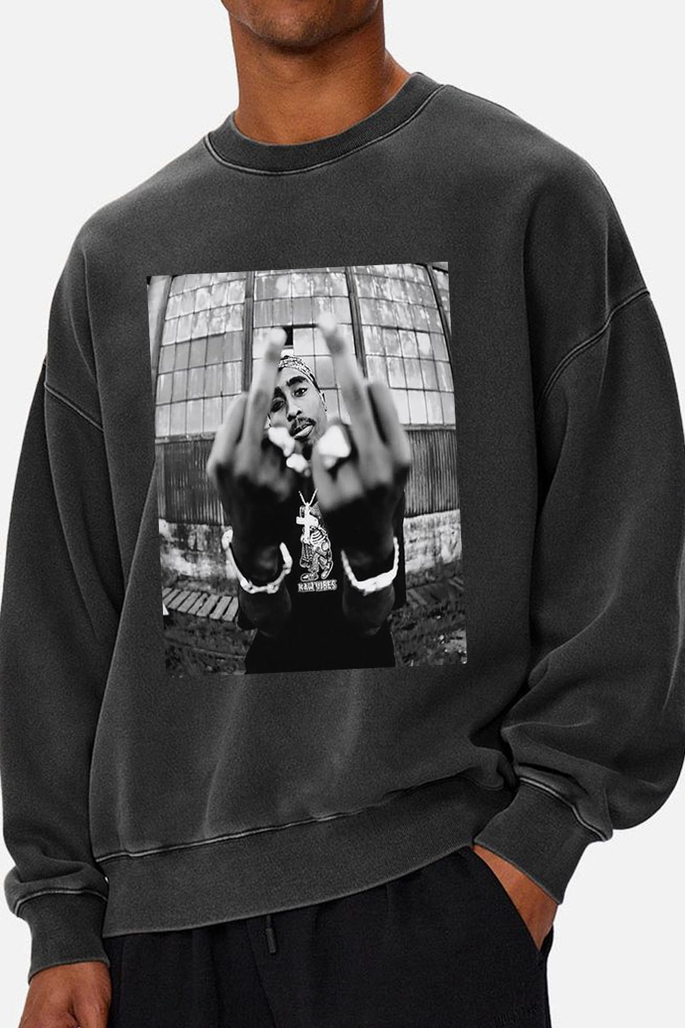 2Pac Shakur men sweatshirt