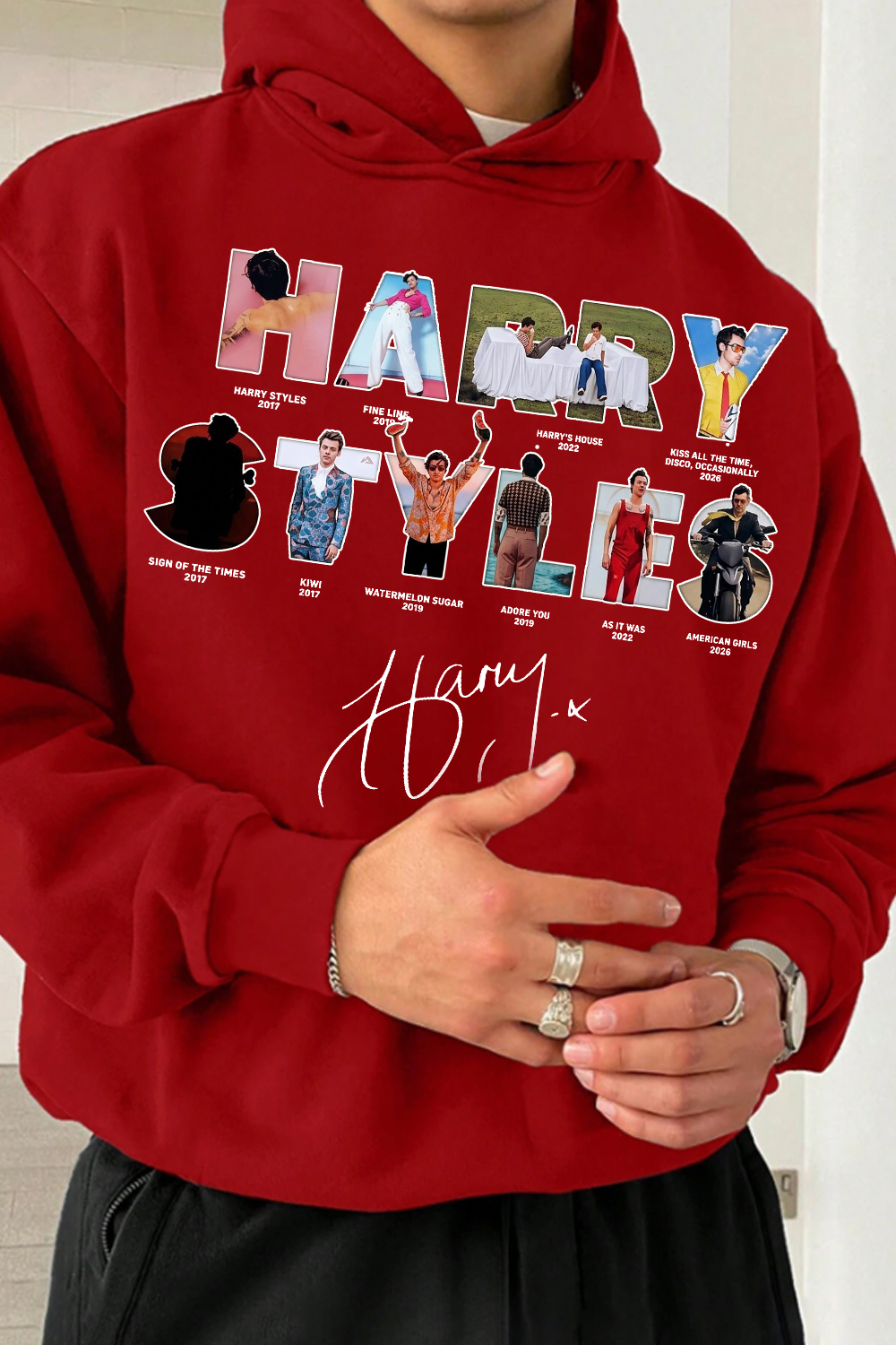 Harry Styles Fans Men's Hoodie