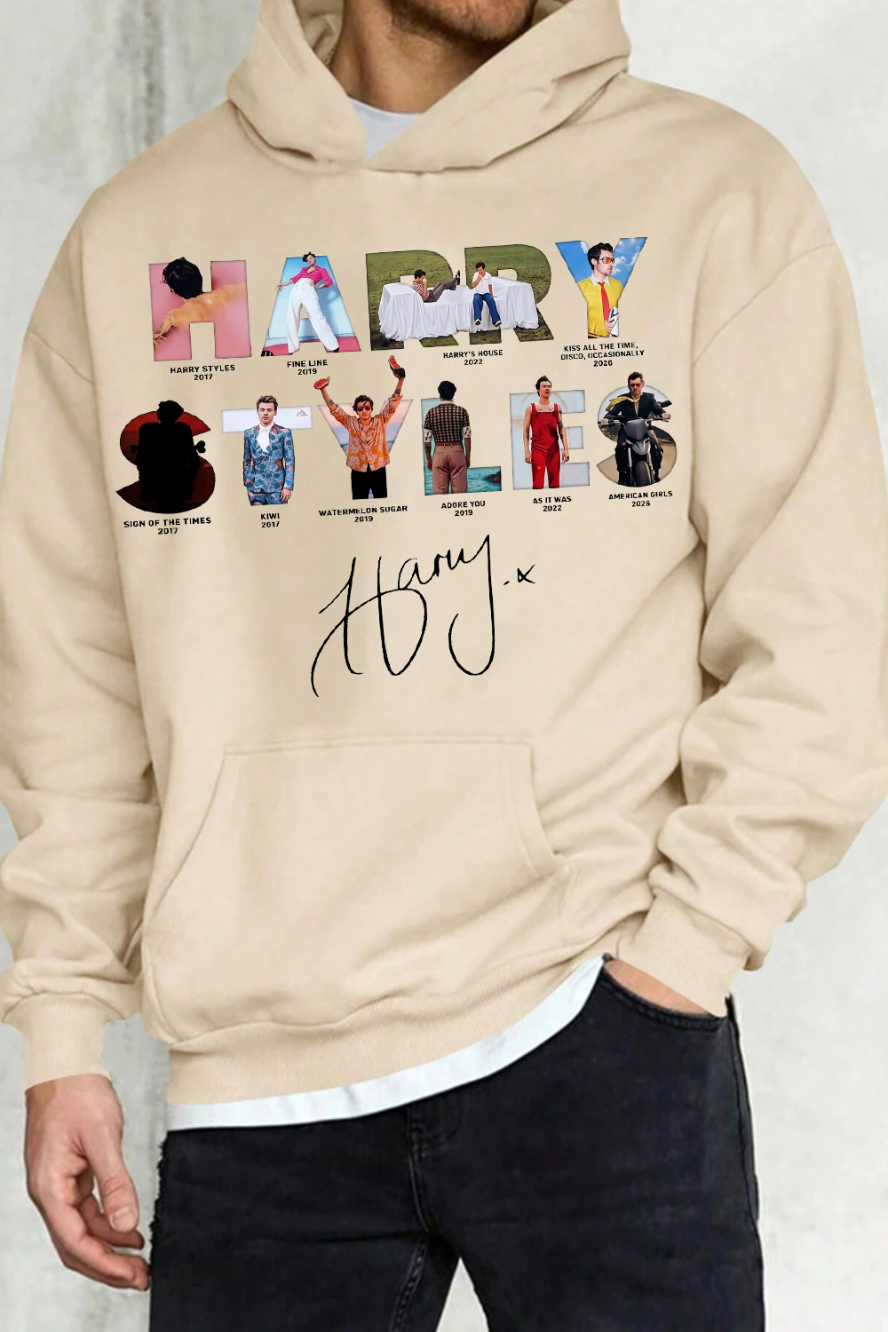 Harry Styles Fans Men's Hoodie