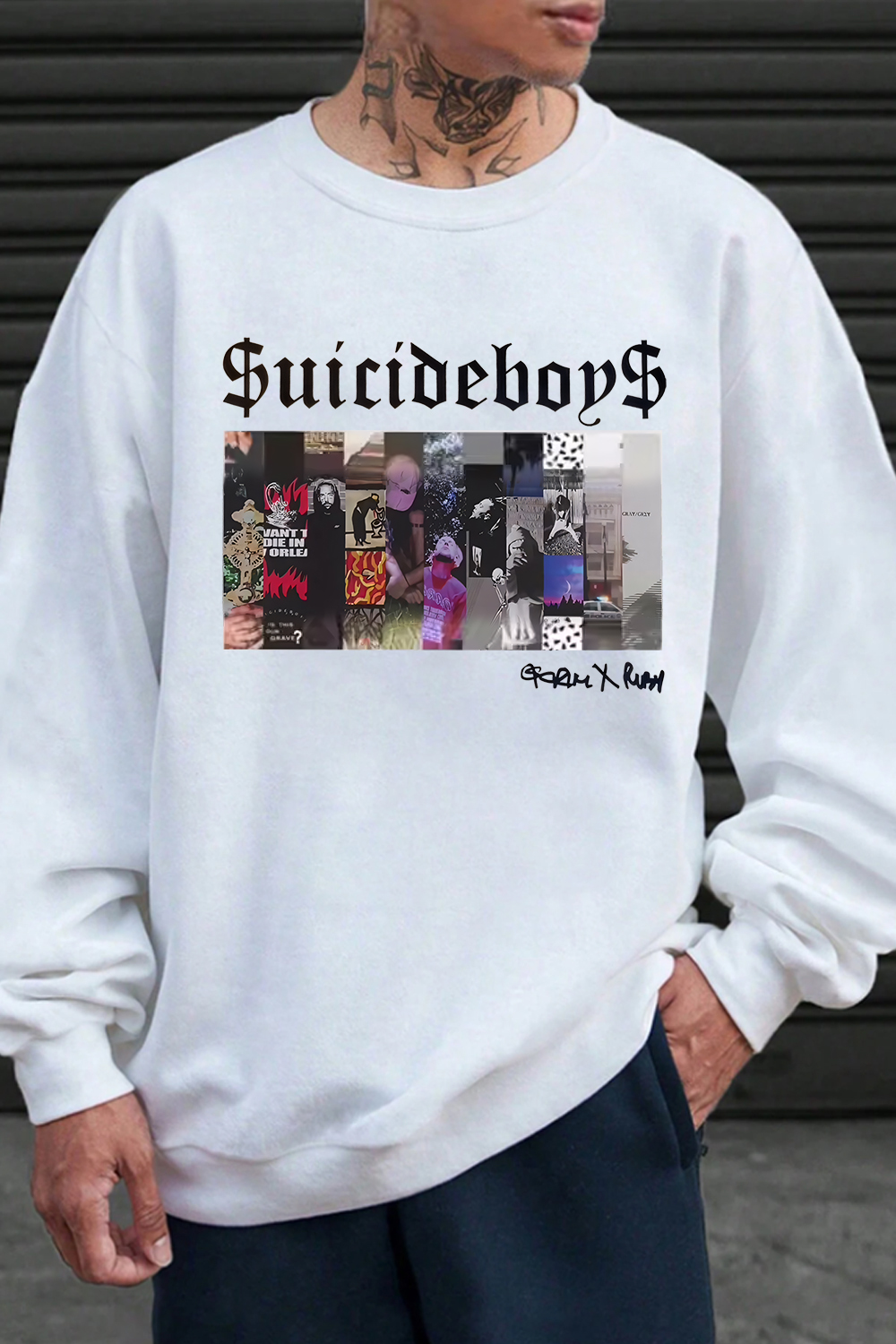 $uicideboy$ poster print men's sweatshirt