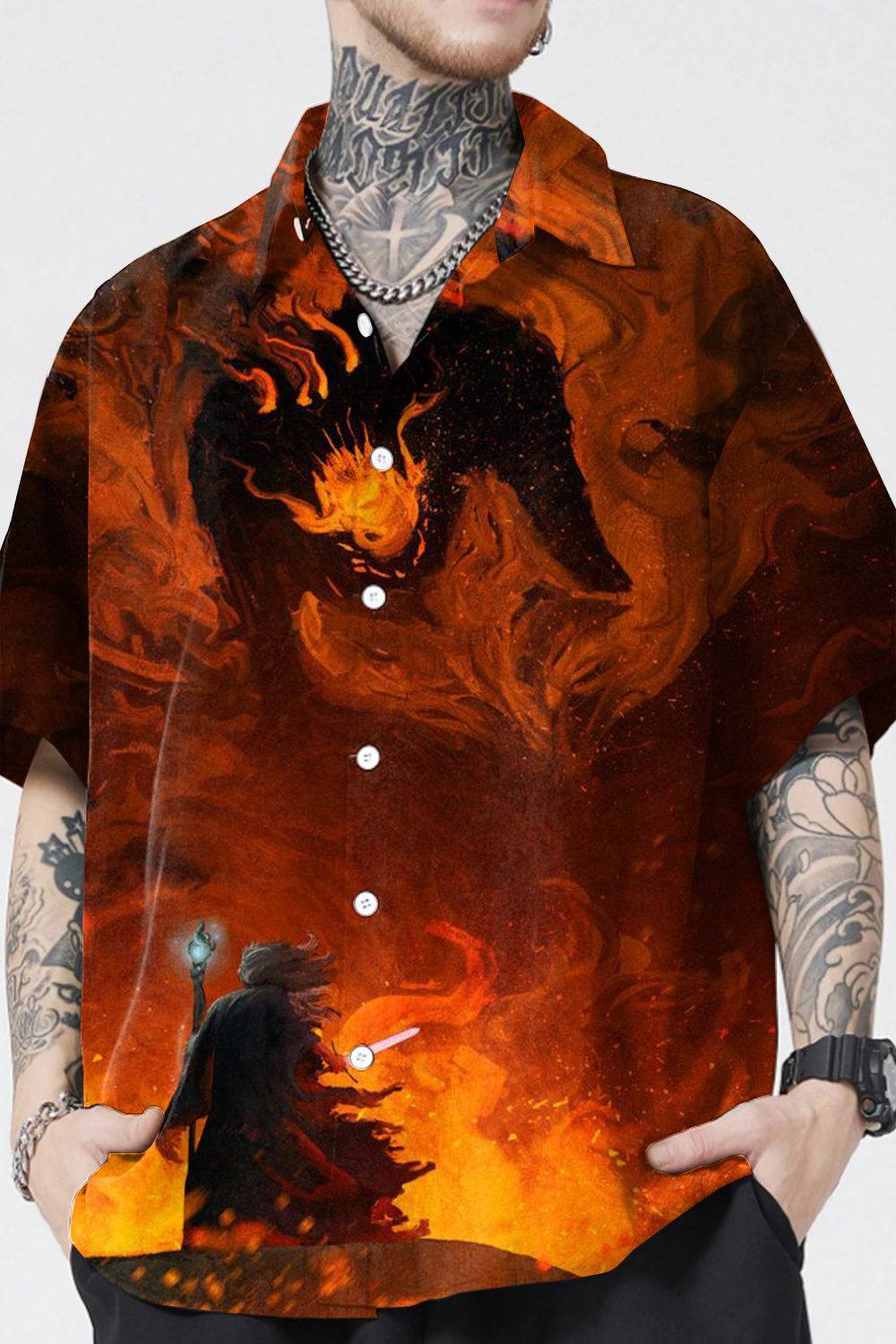 Lord of the Rings Dark Short Sleeve Men's Shirt