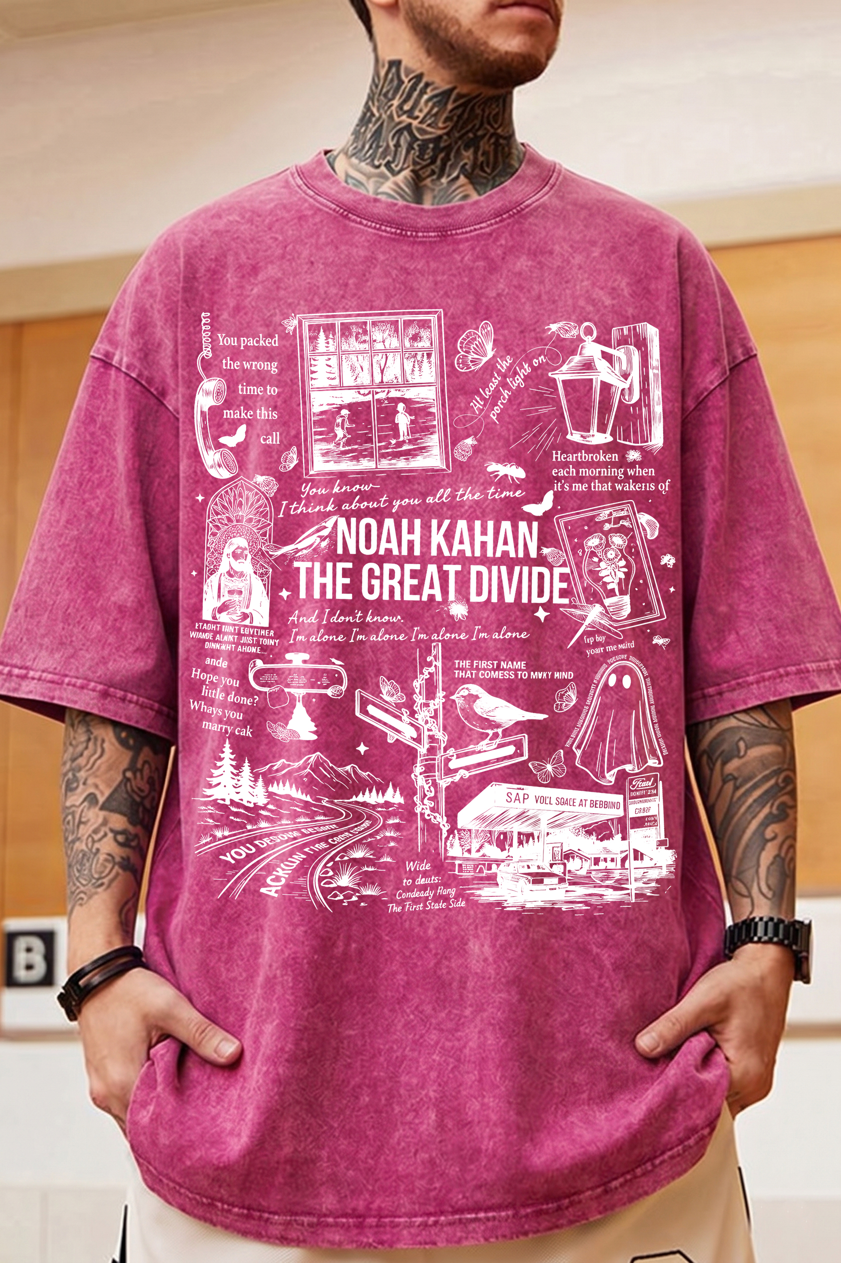 NK The Great Divide Washed Cotton T-Shirt