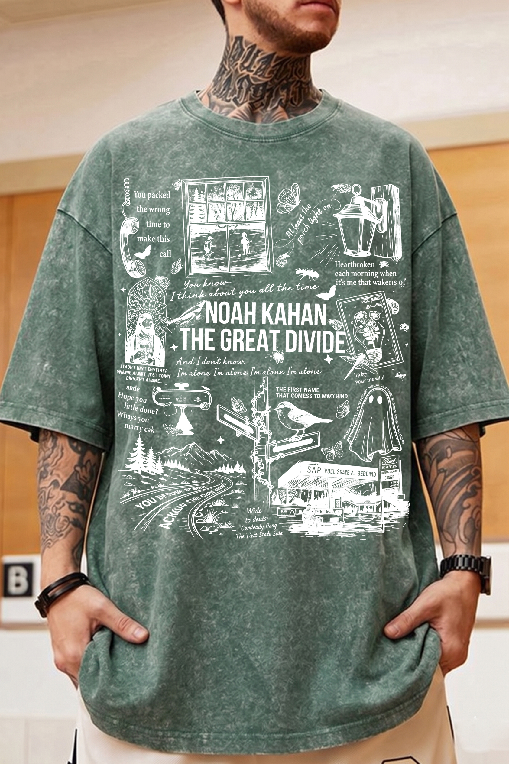 NK The Great Divide Washed Cotton T-Shirt