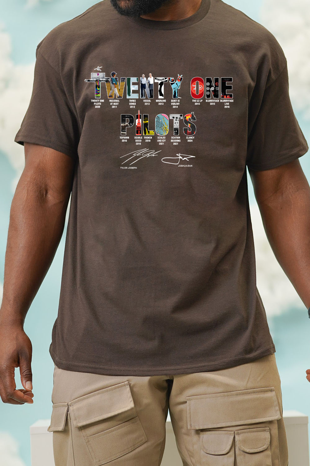 Twenty One Pilots Album Shirt-MEN