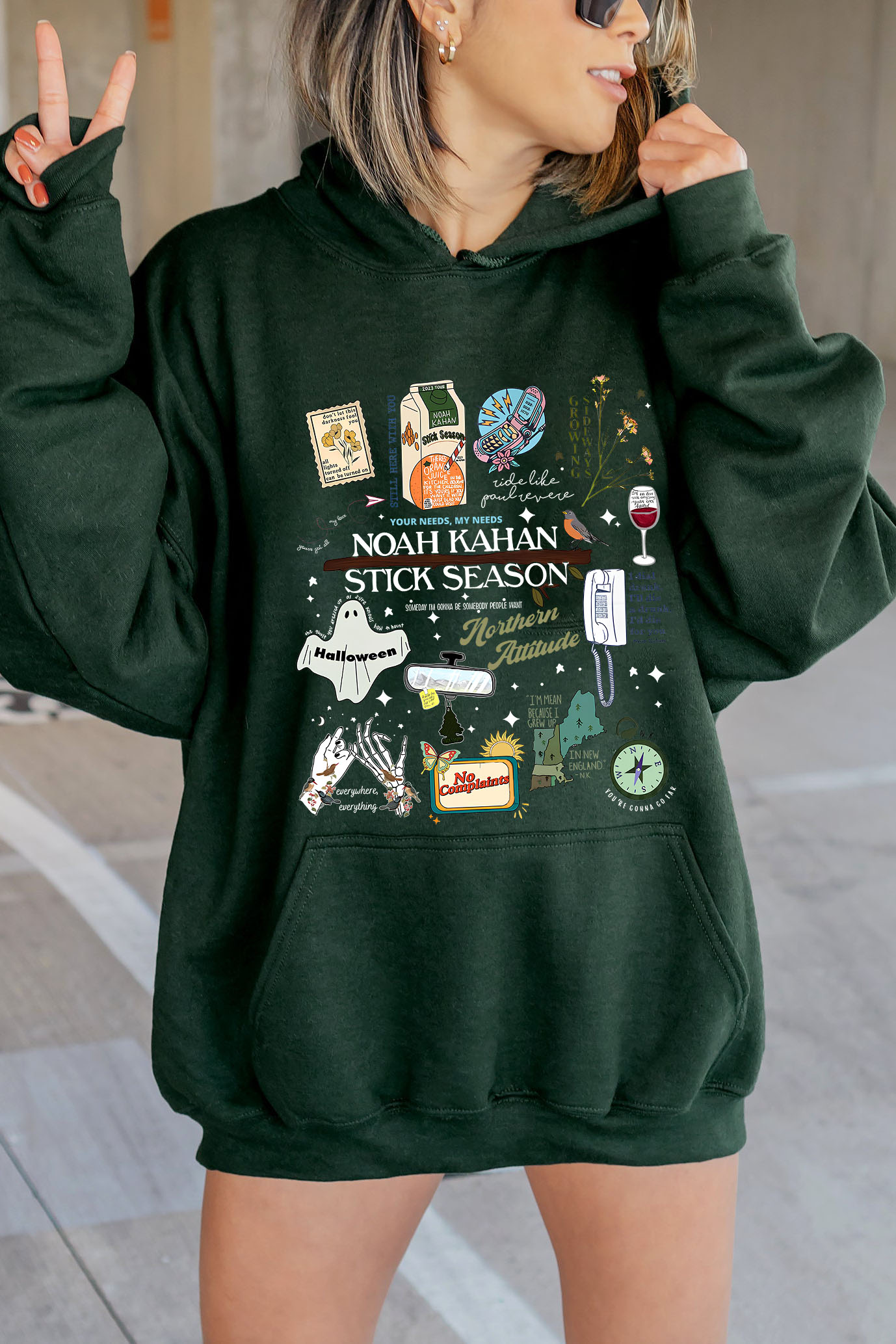 Stick Season Noah Kahan Full Version New Design Hoodie