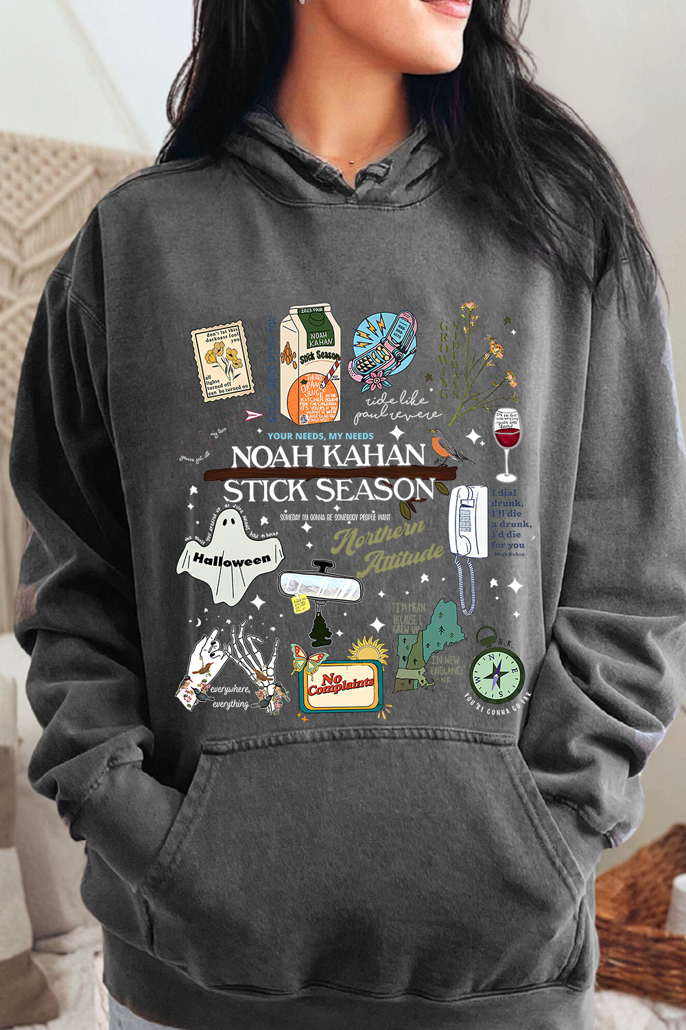 Stick Season Noah Kahan Full Version New Design Hoodie