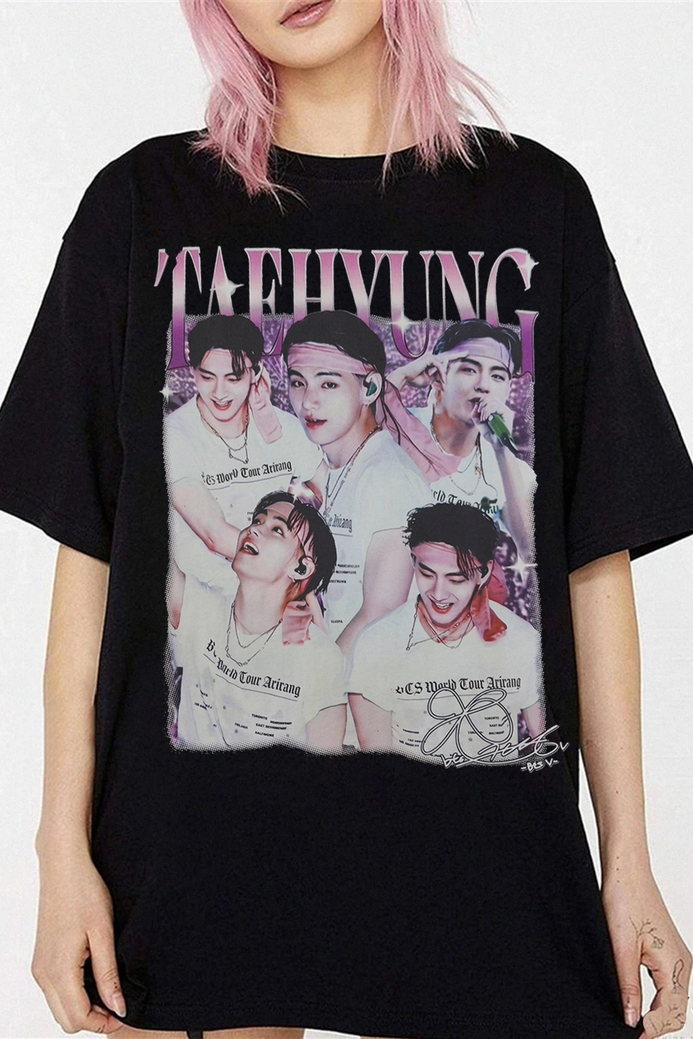 BTS Taehyung Tour Shirt