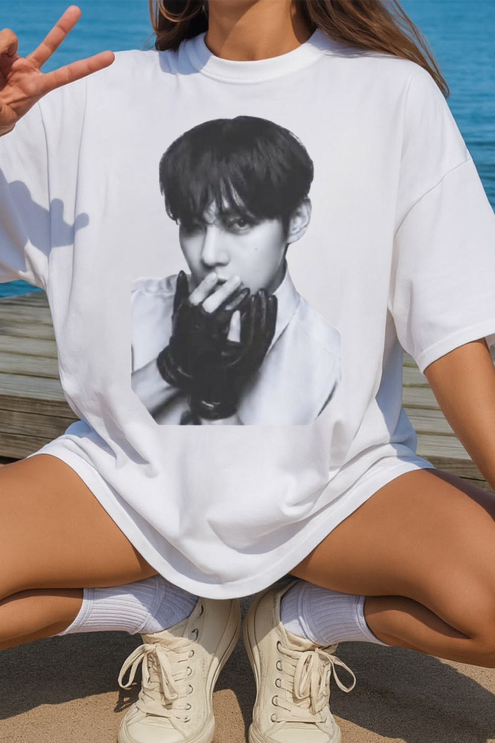 BTS Taehyung Print Shirt