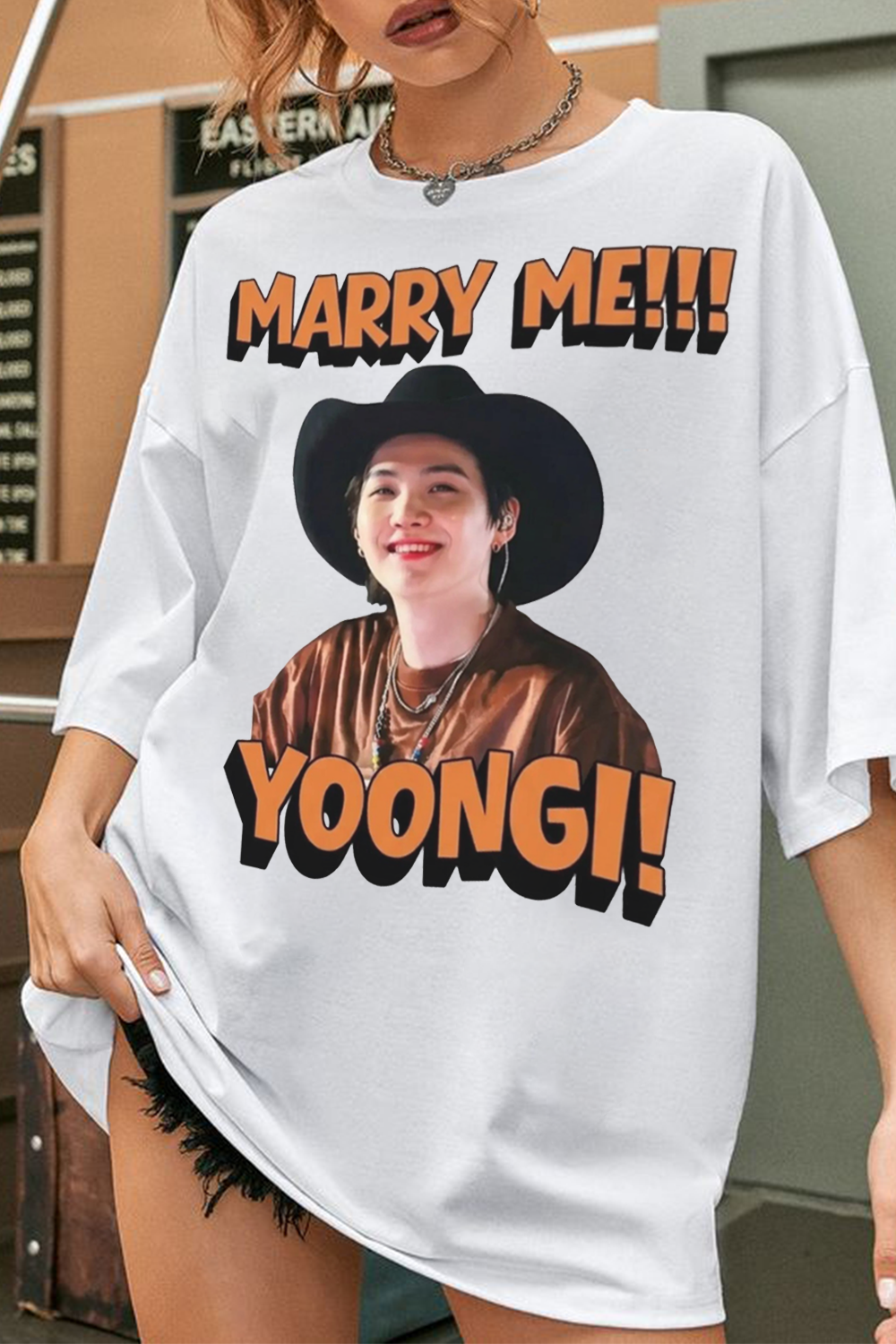 BTS Suga Marry Me T-Shirt