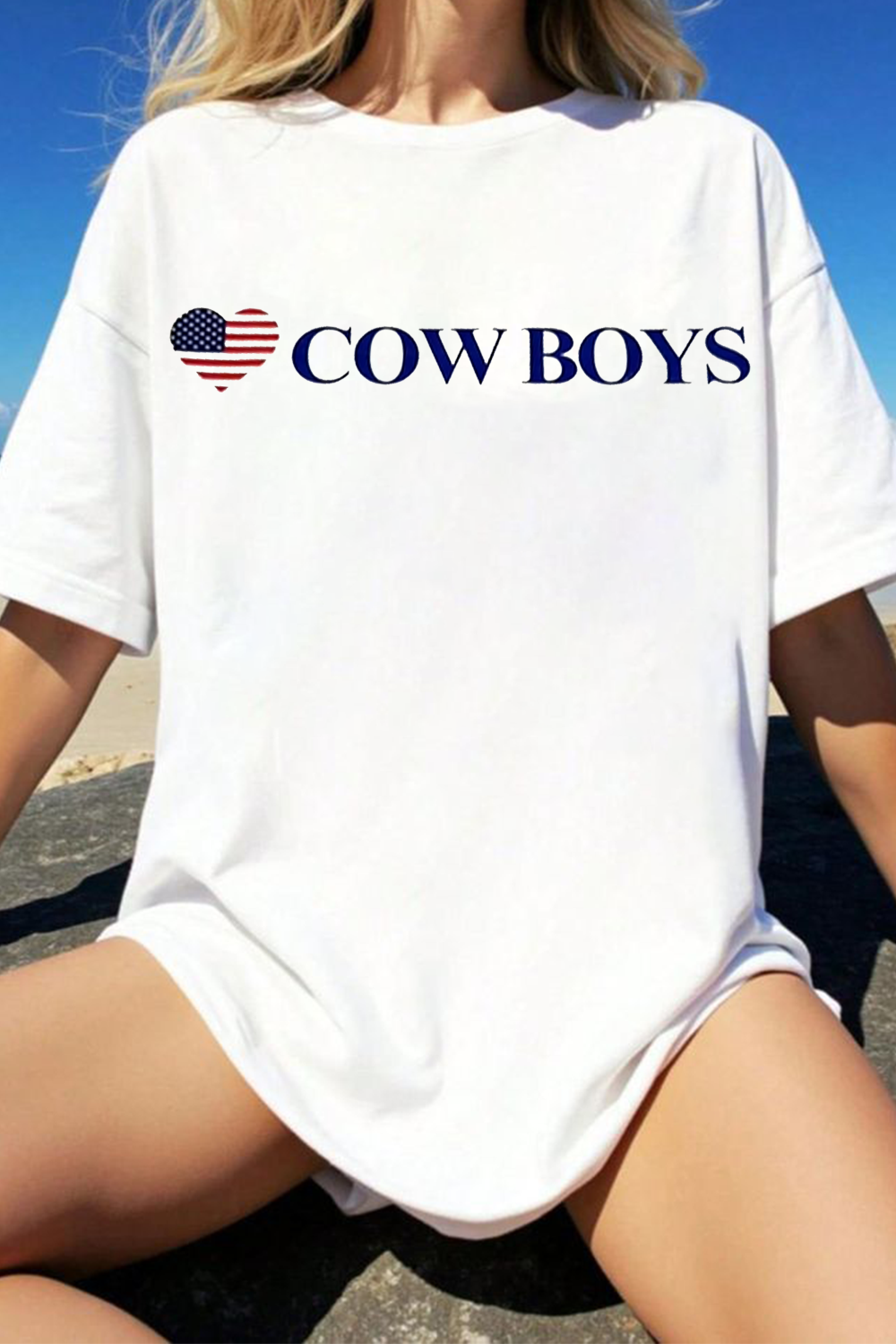 EL USA Flag Heart Tee