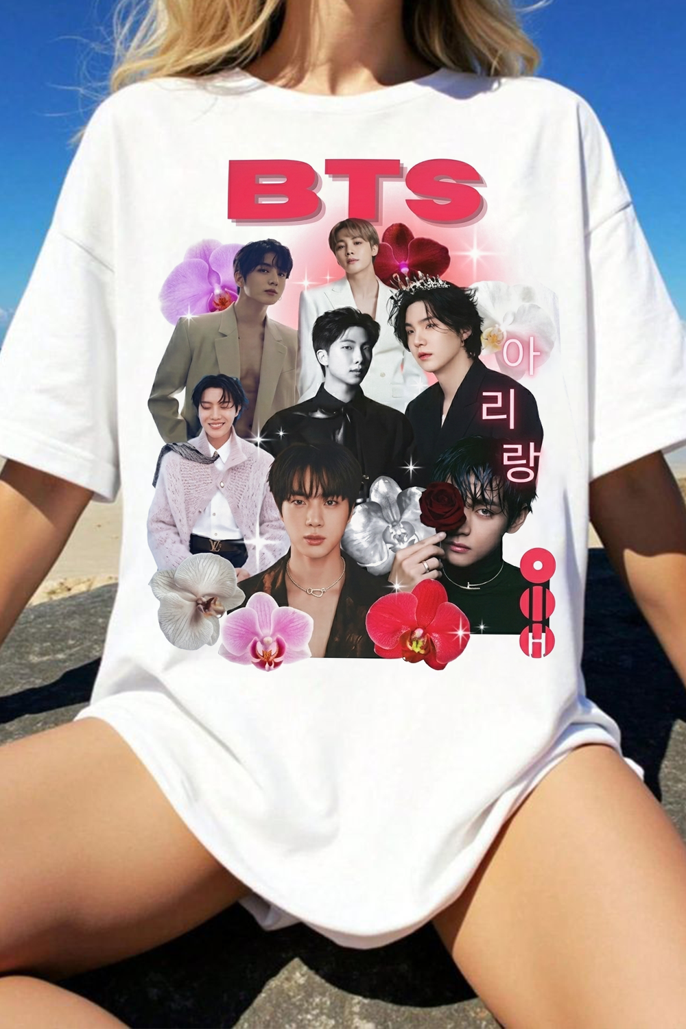 BTS Flower Shirt
