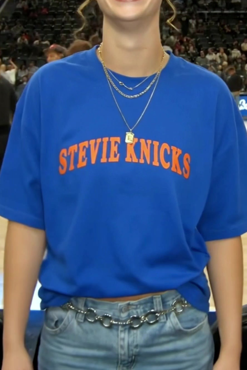 Stevie Knicks Varsity Letter Tee