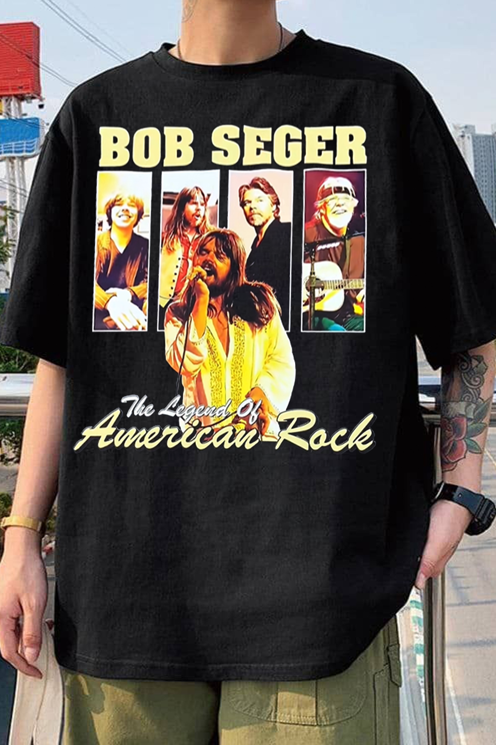 Bob Seger Vintage American Rock Legend T-Shirt