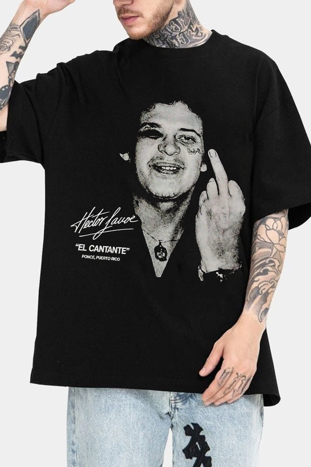 Hector Lavoe El Cantante Portrait T-Shirt