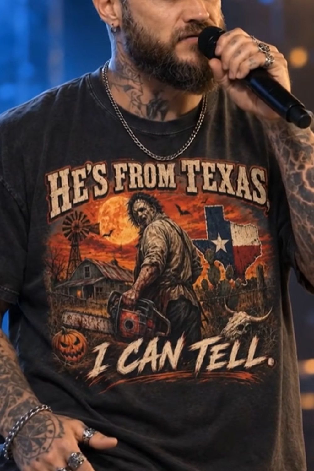 Texas Horror Halloween Graphic Tee