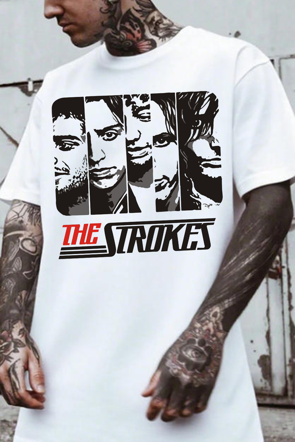 The Strokes Comic-Print T-Shirt