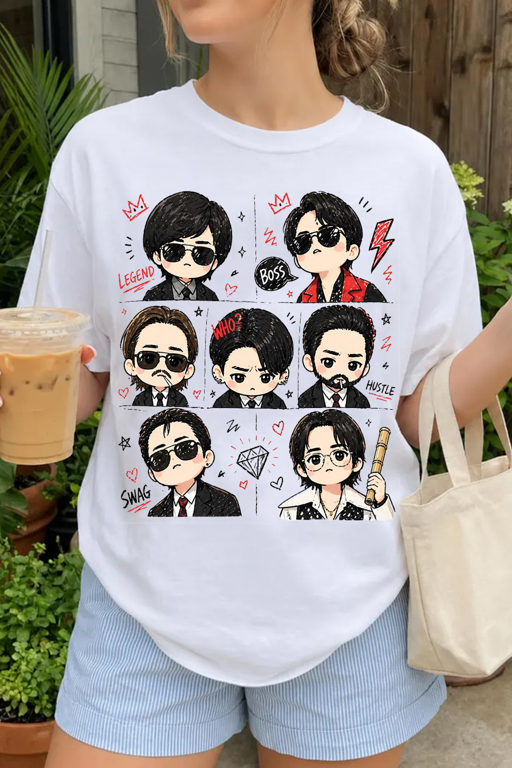 BTS Cartoon Cute And Unique T-Shirt