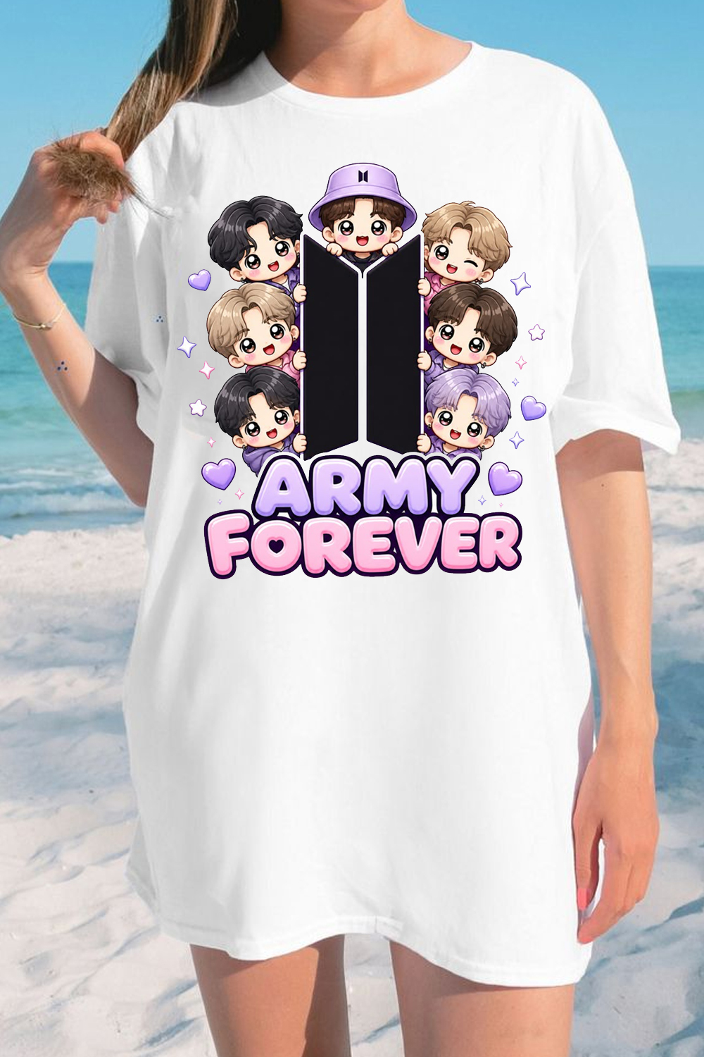 BTS Cartoon T-Shirt
