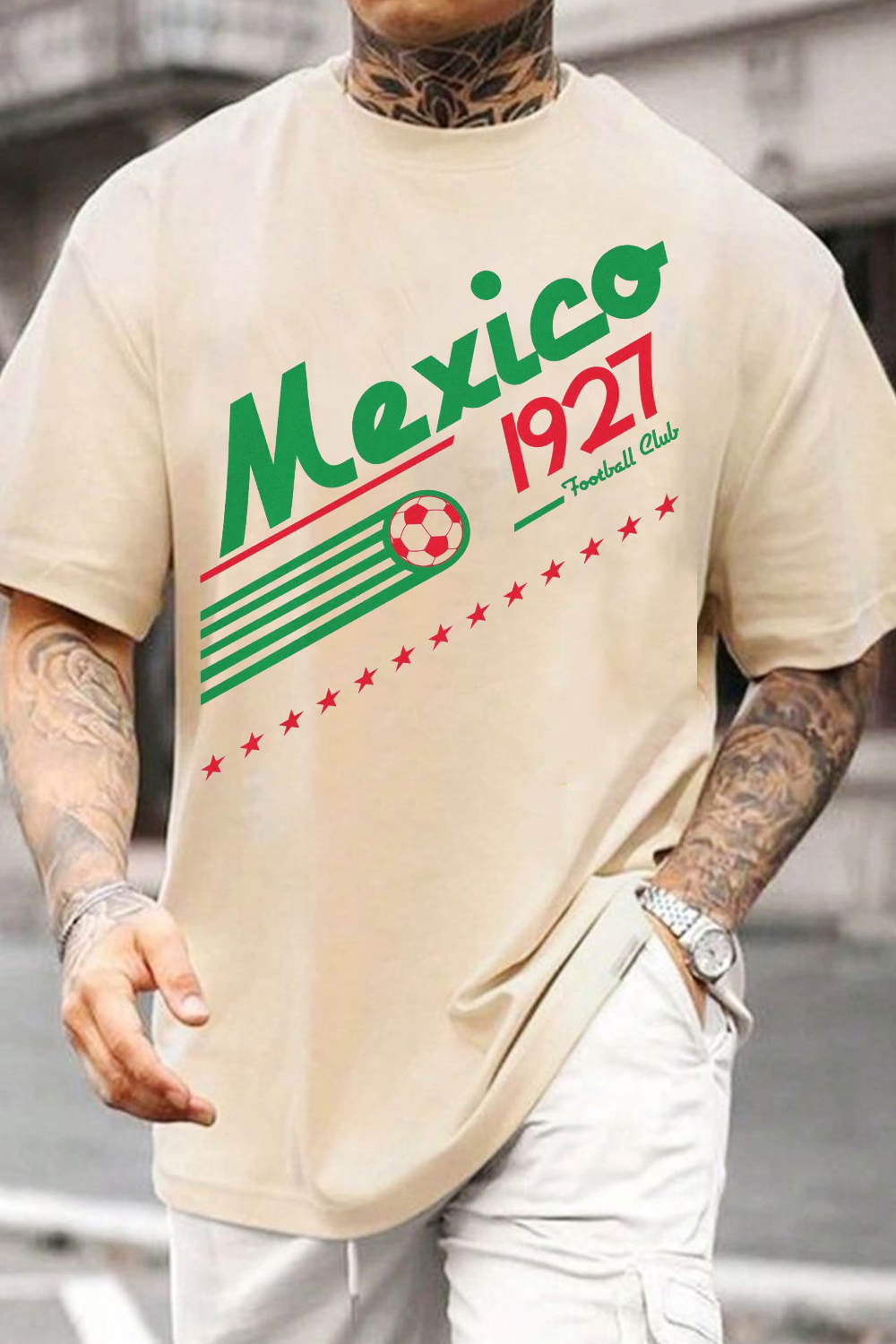 Retro Mexican Soccer Graphic Tee