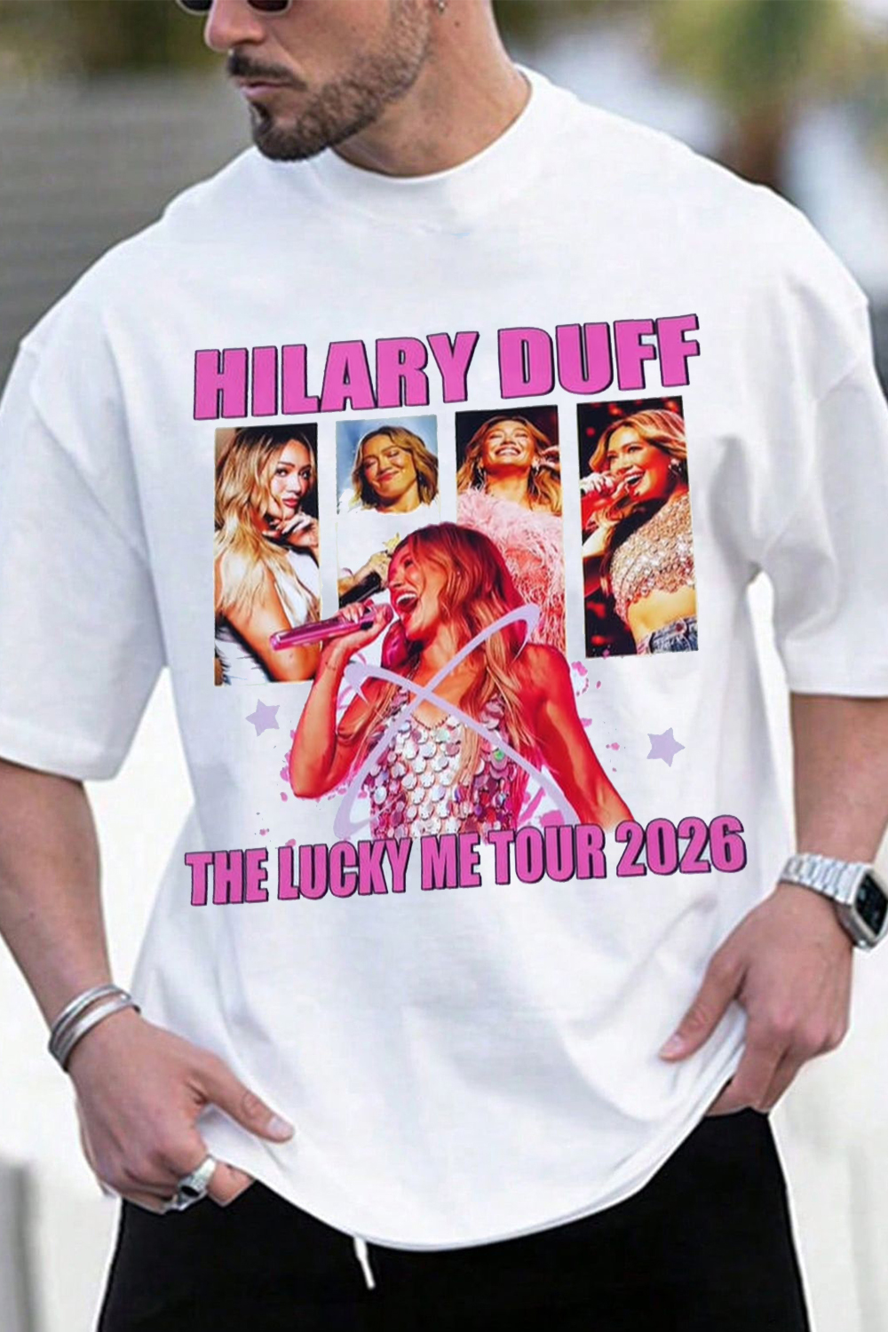 Hilary Duff The Lucky Me Tour 2026 Tee