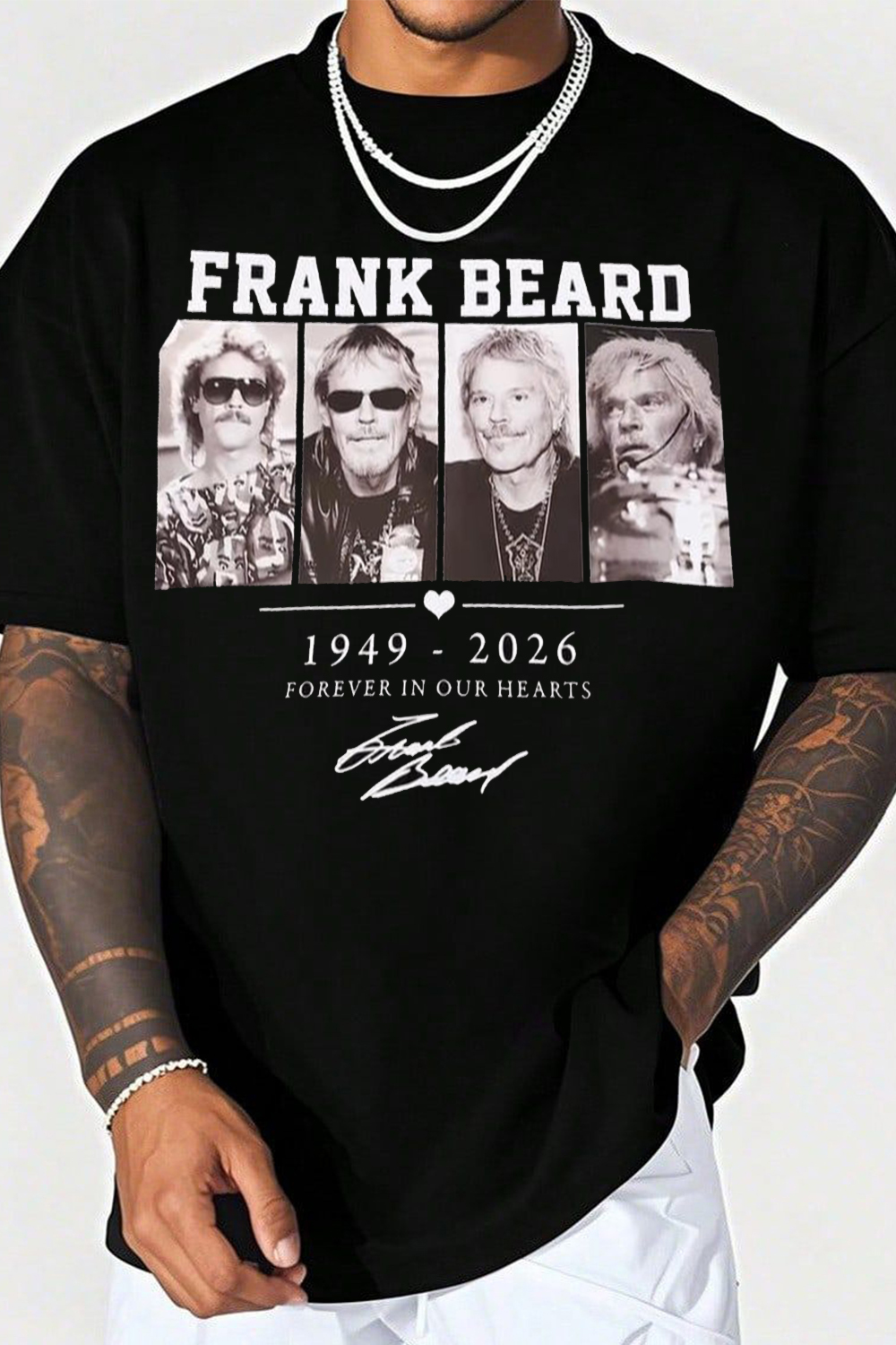 Frank Beard Tribute T-Shirt