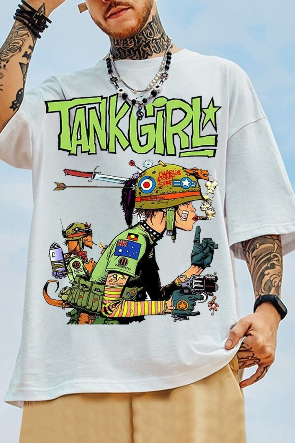 Tank Girl Feminist Charlie Don't Surf T-Shirt
