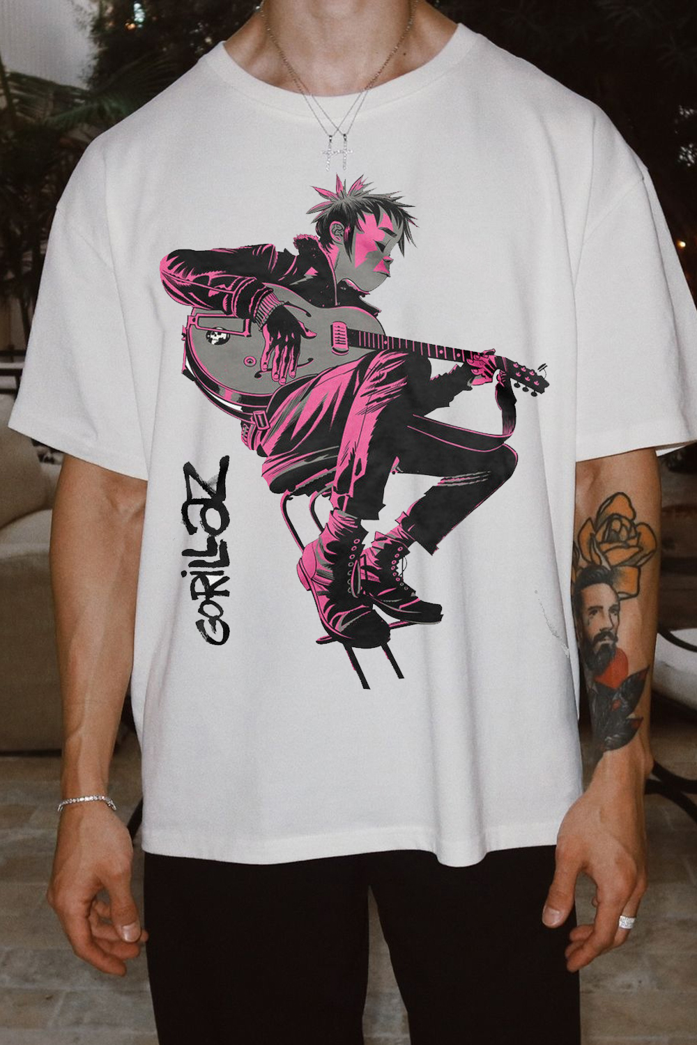 Gorillaz Guitar Character Tee