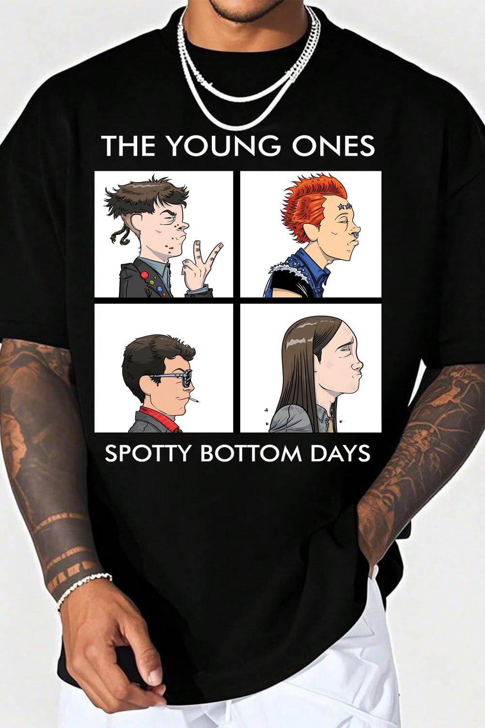 The Young Ones Spotty Bottom Days Tee
