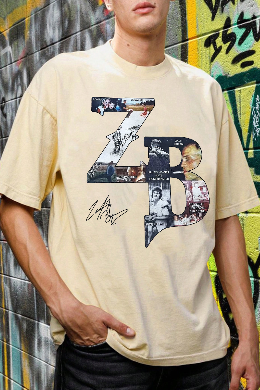 Zach Bryan Fans Tee